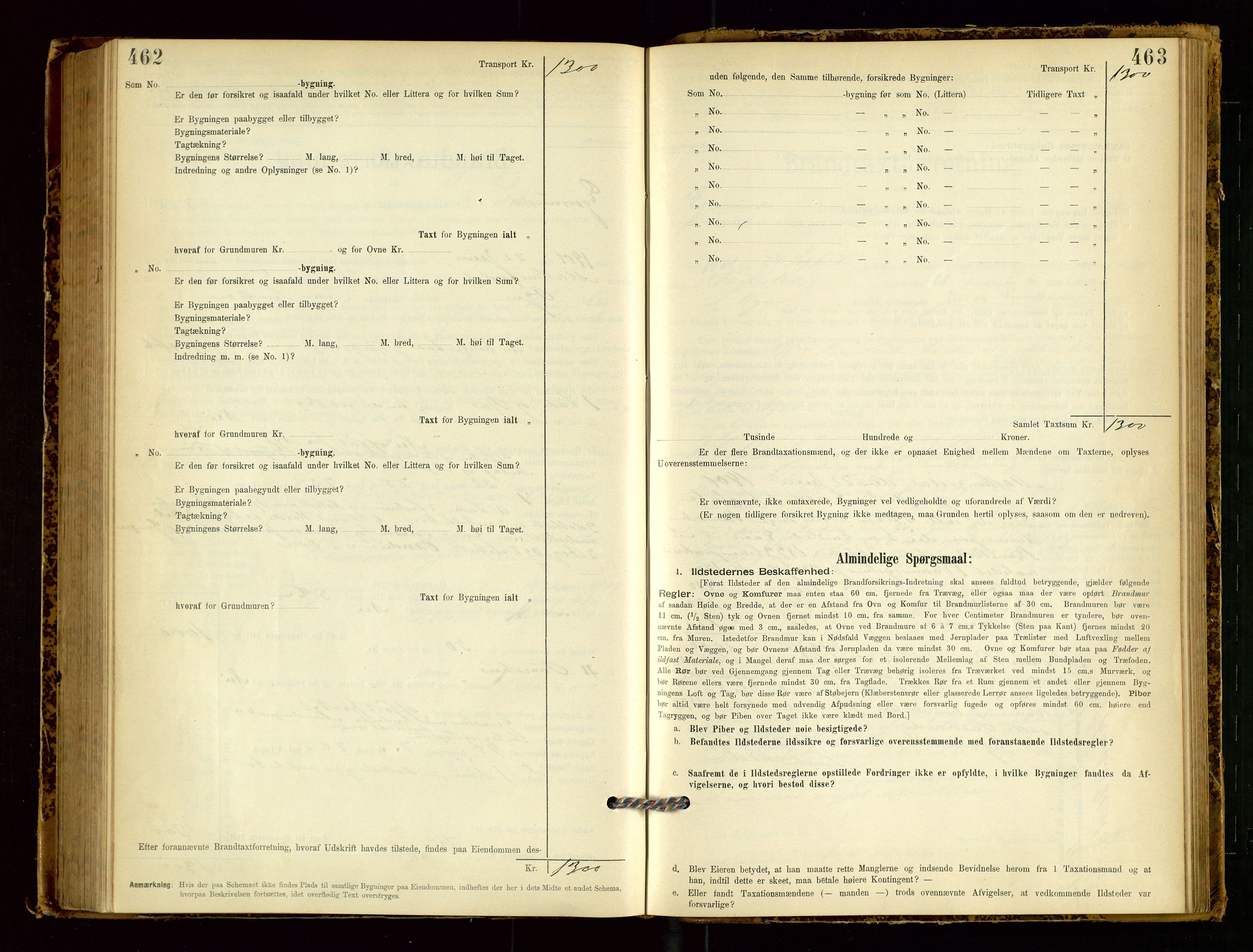 Eigersund lensmannskontor, SAST/A-100171/Gob/L0001: Skjemaprotokoll, 1894-1909, p. 462-463