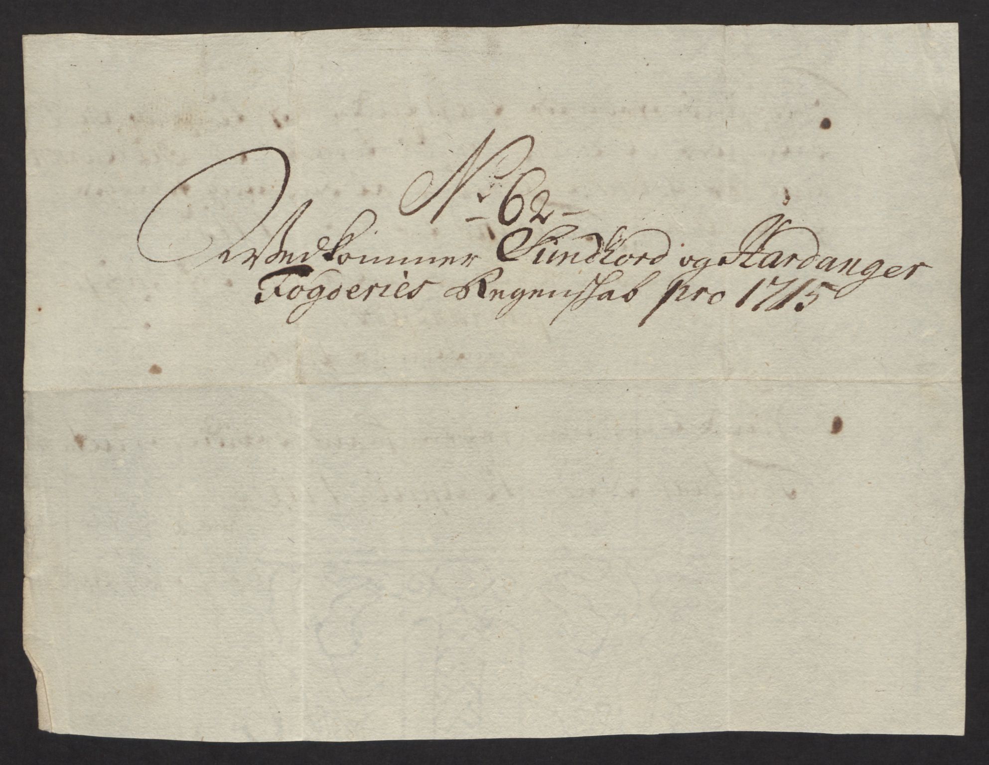 Rentekammeret inntil 1814, Reviderte regnskaper, Fogderegnskap, AV/RA-EA-4092/R48/L2991: Fogderegnskap Sunnhordland og Hardanger, 1715, p. 409