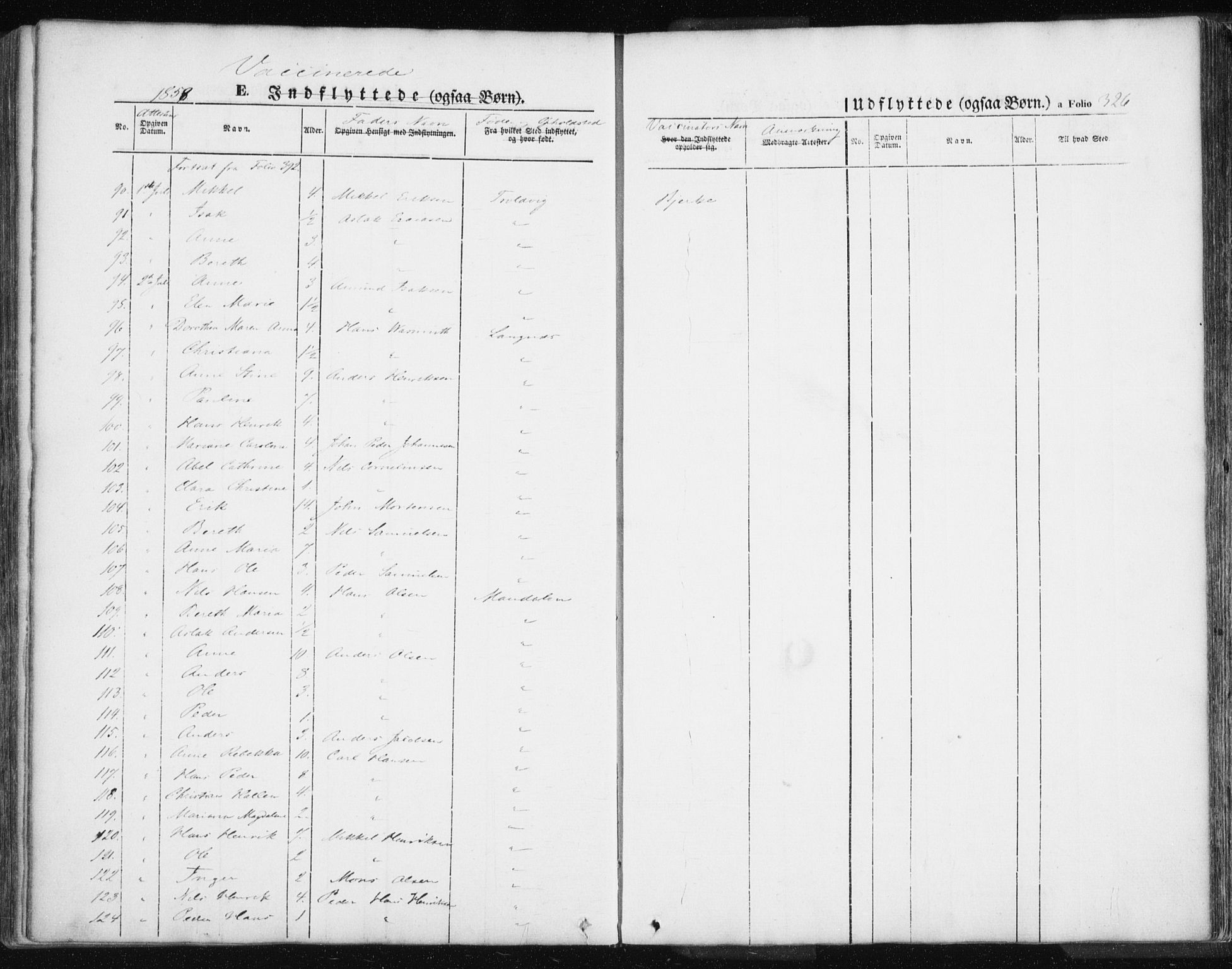 Lyngen sokneprestembete, SATØ/S-1289/H/He/Hea/L0004kirke: Parish register (official) no. 4, 1839-1858, p. 326