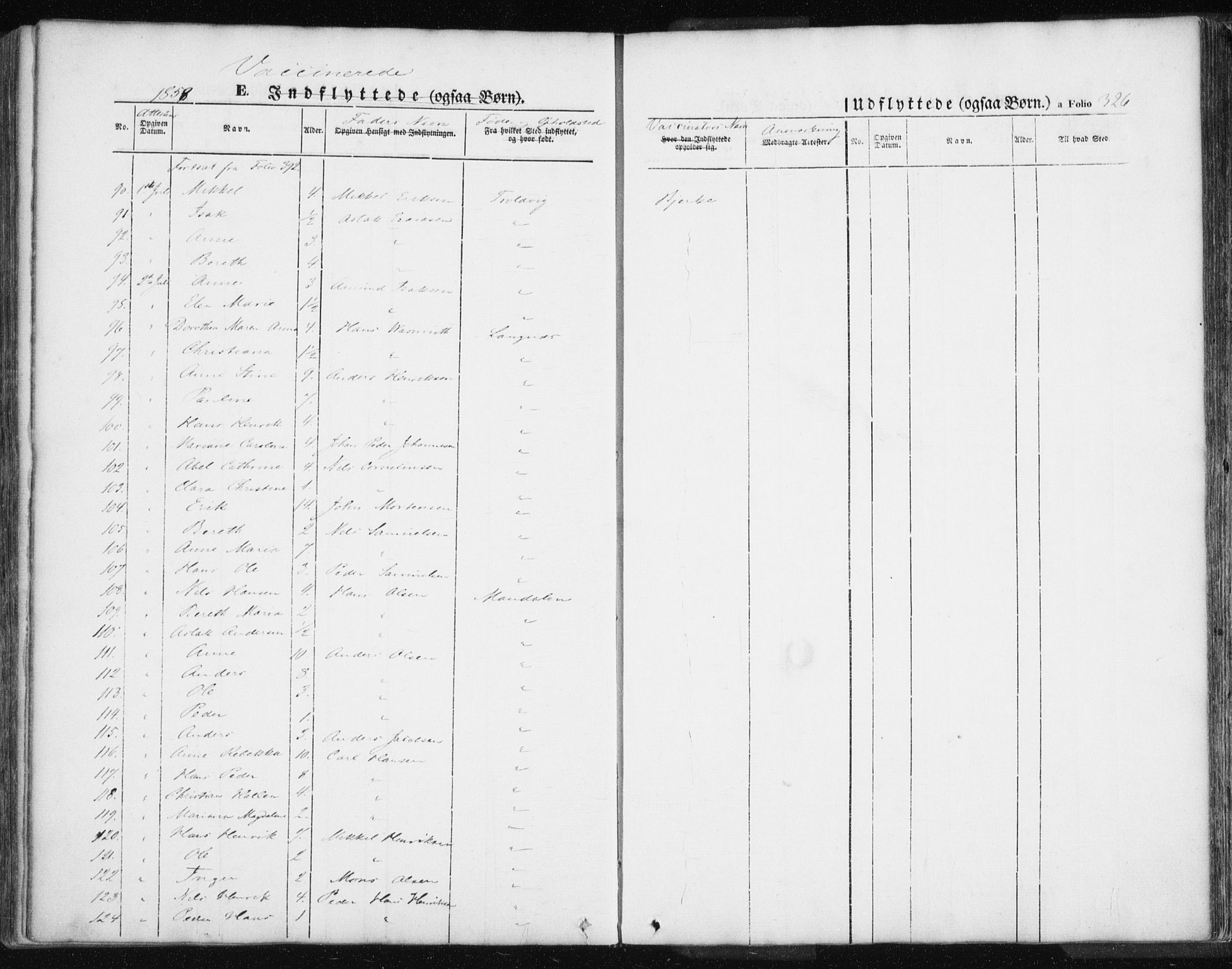 Lyngen sokneprestembete, AV/SATØ-S-1289/H/He/Hea/L0004kirke: Parish register (official) no. 4, 1839-1858, p. 326