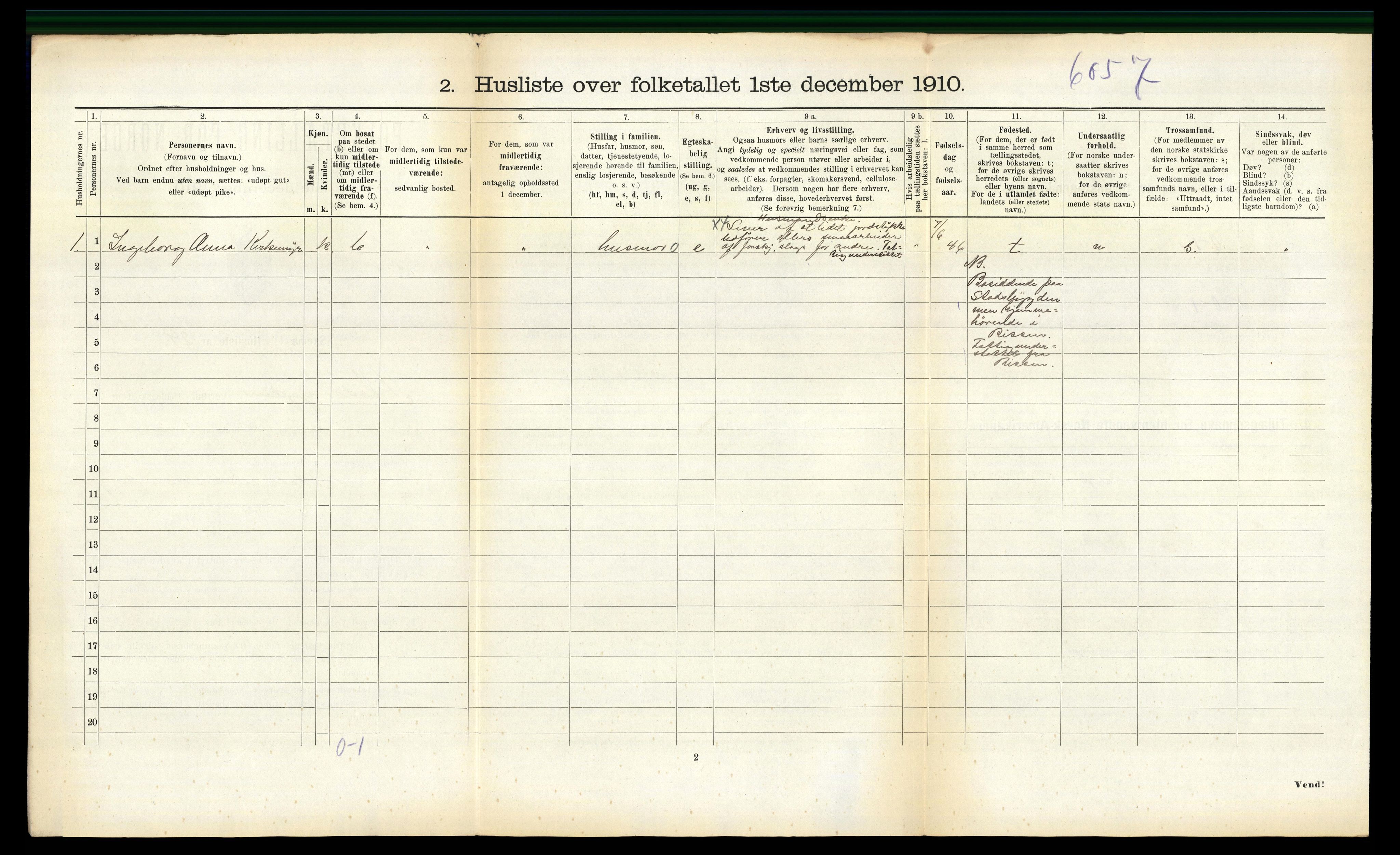 RA, 1910 census for Stadsbygd, 1910, p. 584