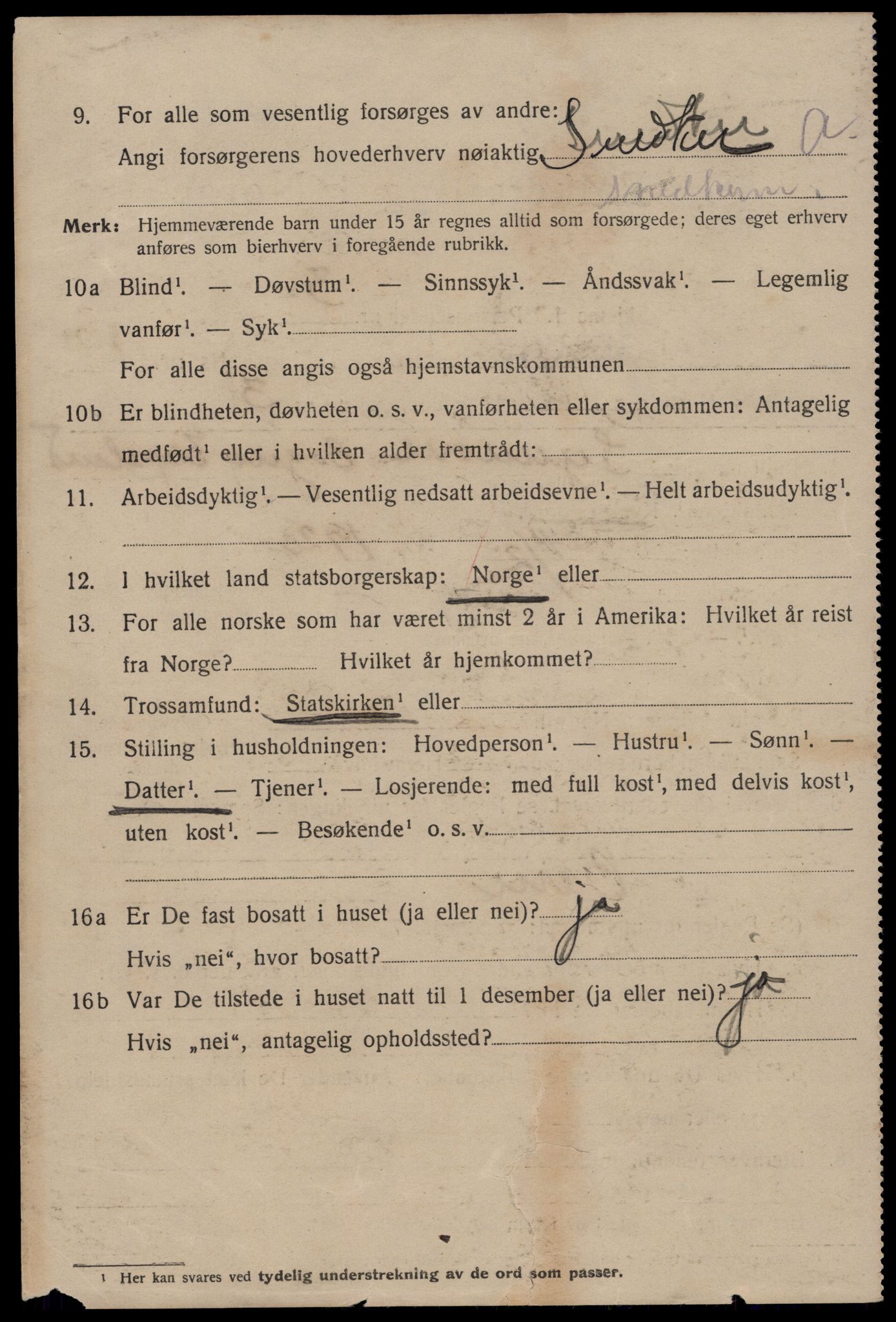 SAST, 1920 census for Haugesund, 1920, p. 41462