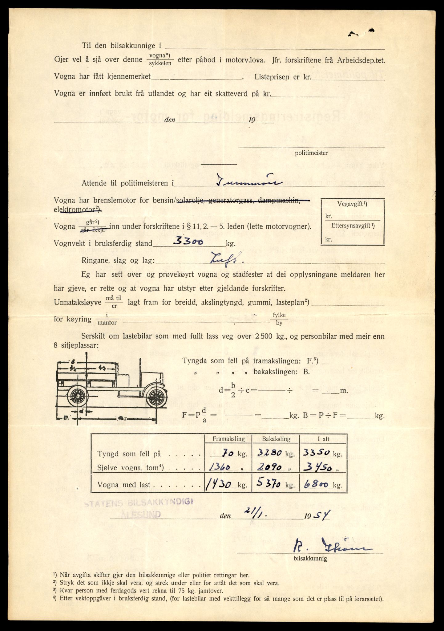 Møre og Romsdal vegkontor - Ålesund trafikkstasjon, AV/SAT-A-4099/F/Fe/L0036: Registreringskort for kjøretøy T 12831 - T 13030, 1927-1998, p. 340