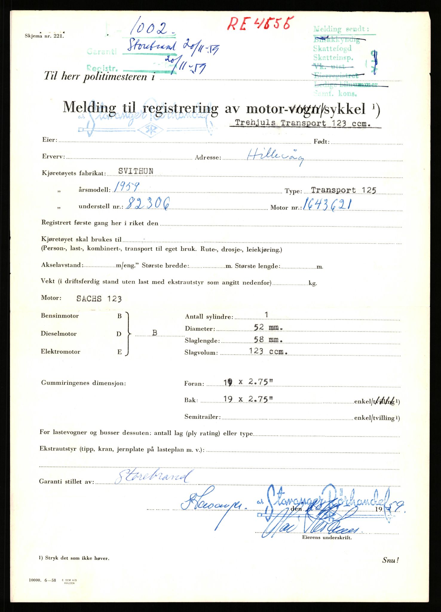 Stavanger trafikkstasjon, AV/SAST-A-101942/0/F/L0004: L-1000 - L-1349, 1930-1971, p. 3