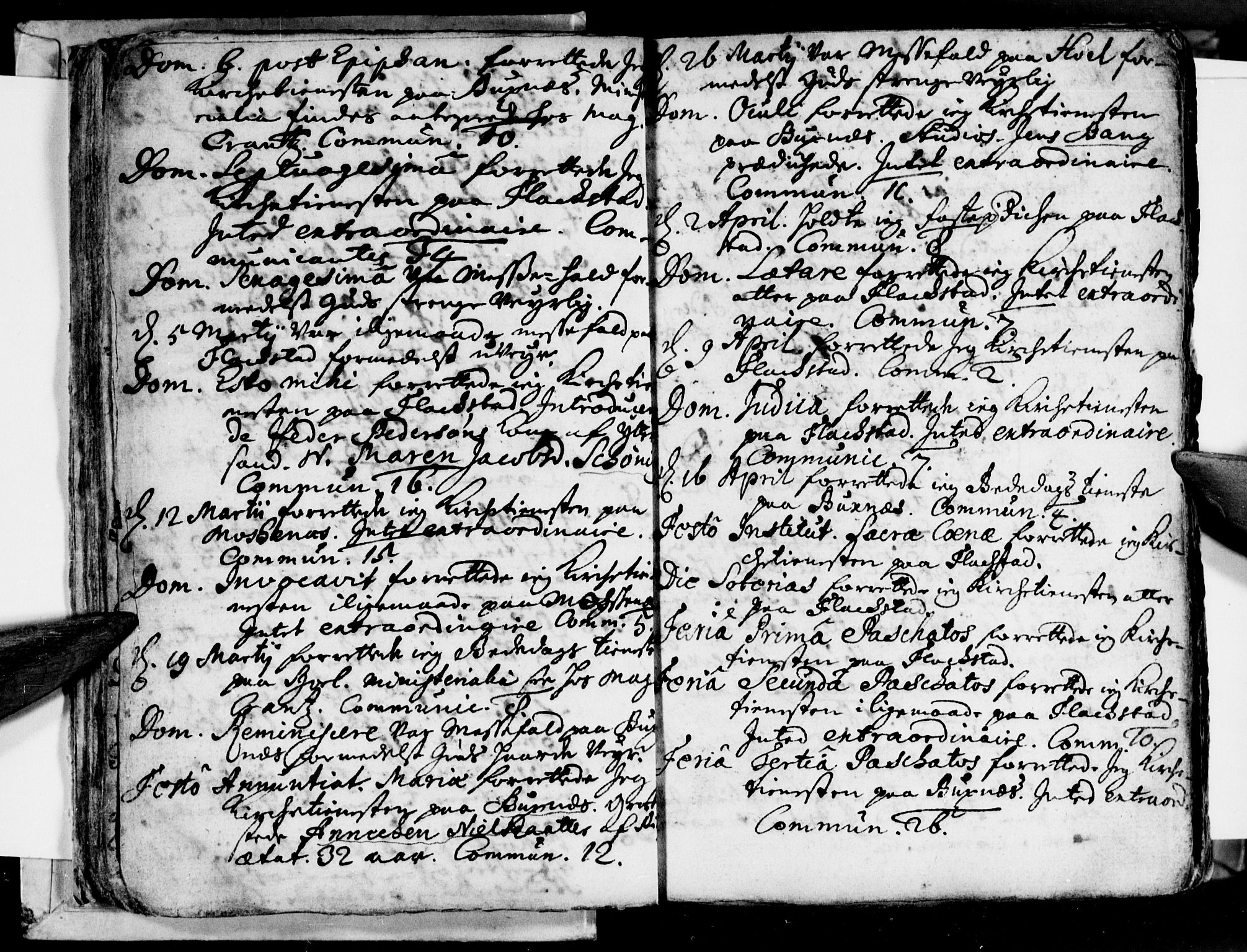 Ministerialprotokoller, klokkerbøker og fødselsregistre - Nordland, AV/SAT-A-1459/881/L1162: Curate's parish register no. 881B01, 1704-1748