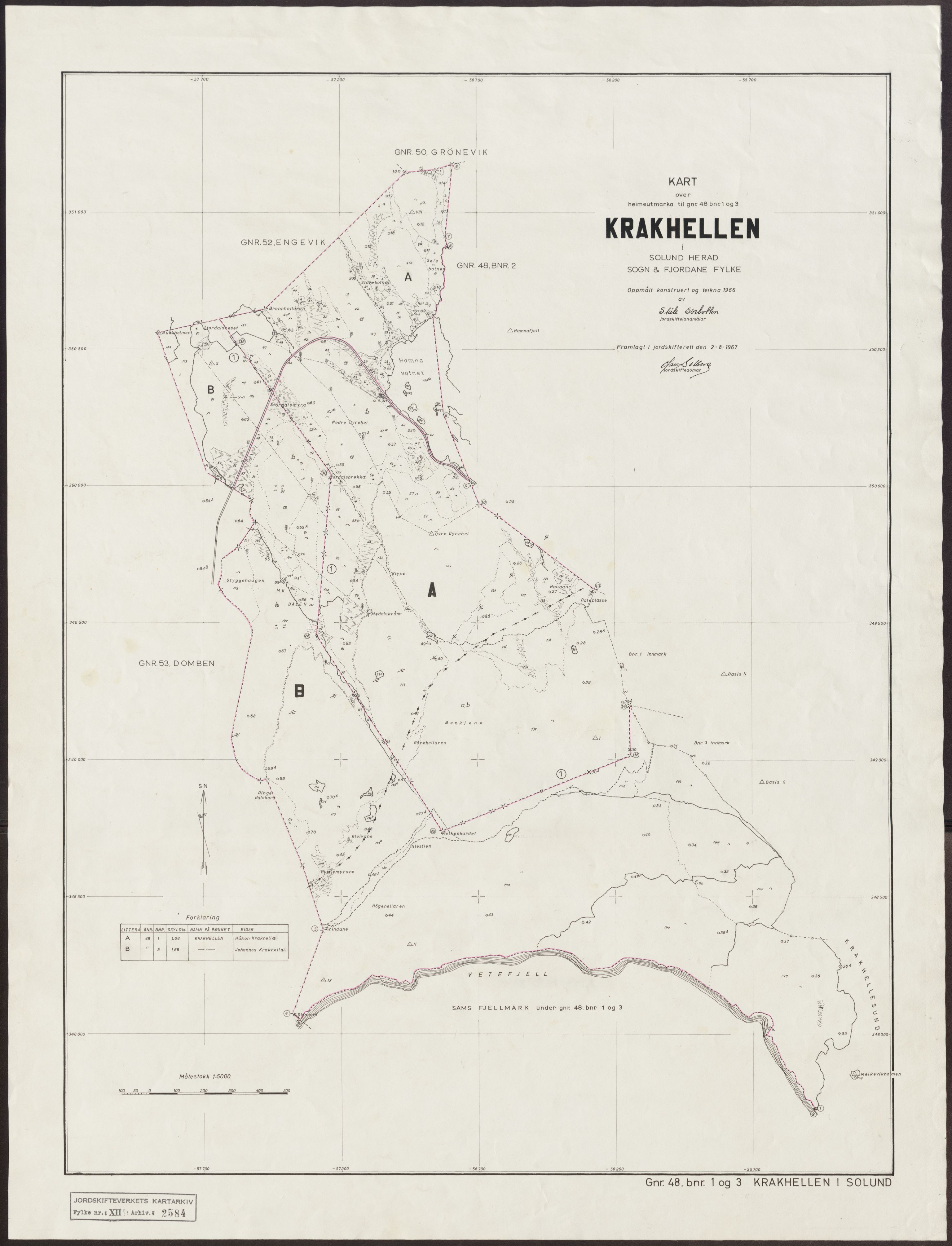 Jordskifteverkets kartarkiv, RA/S-3929/T, 1859-1988, p. 3180