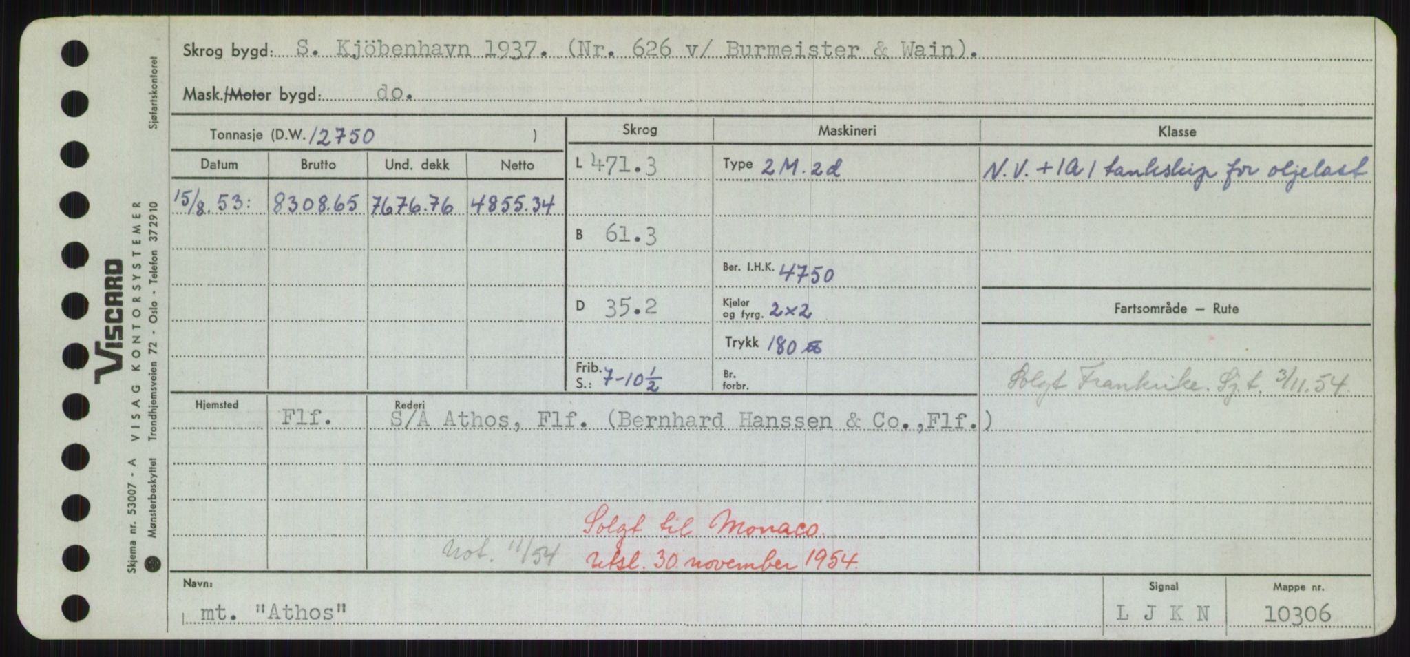 Sjøfartsdirektoratet med forløpere, Skipsmålingen, AV/RA-S-1627/H/Hd/L0002: Fartøy, Apa-Axe, p. 361