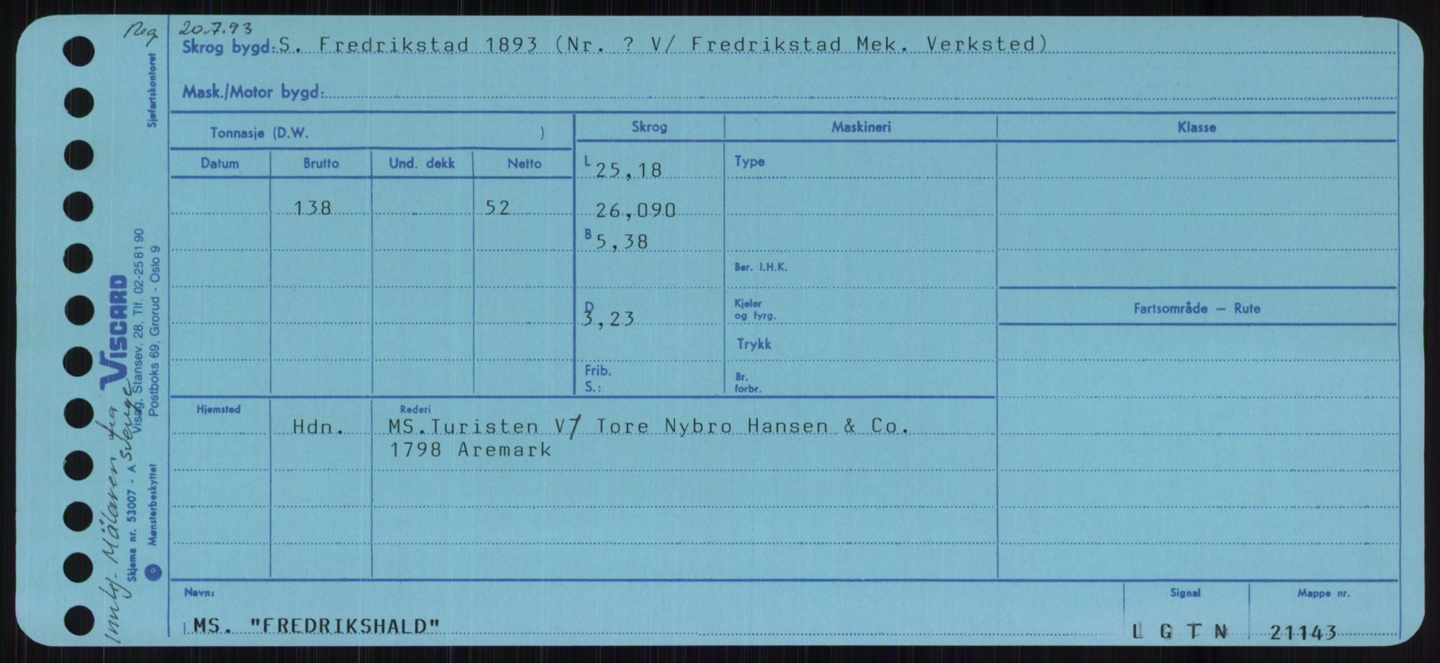 Sjøfartsdirektoratet med forløpere, Skipsmålingen, RA/S-1627/H/Ha/L0002/0001: Fartøy, Eik-Hill / Fartøy, Eik-F, p. 751