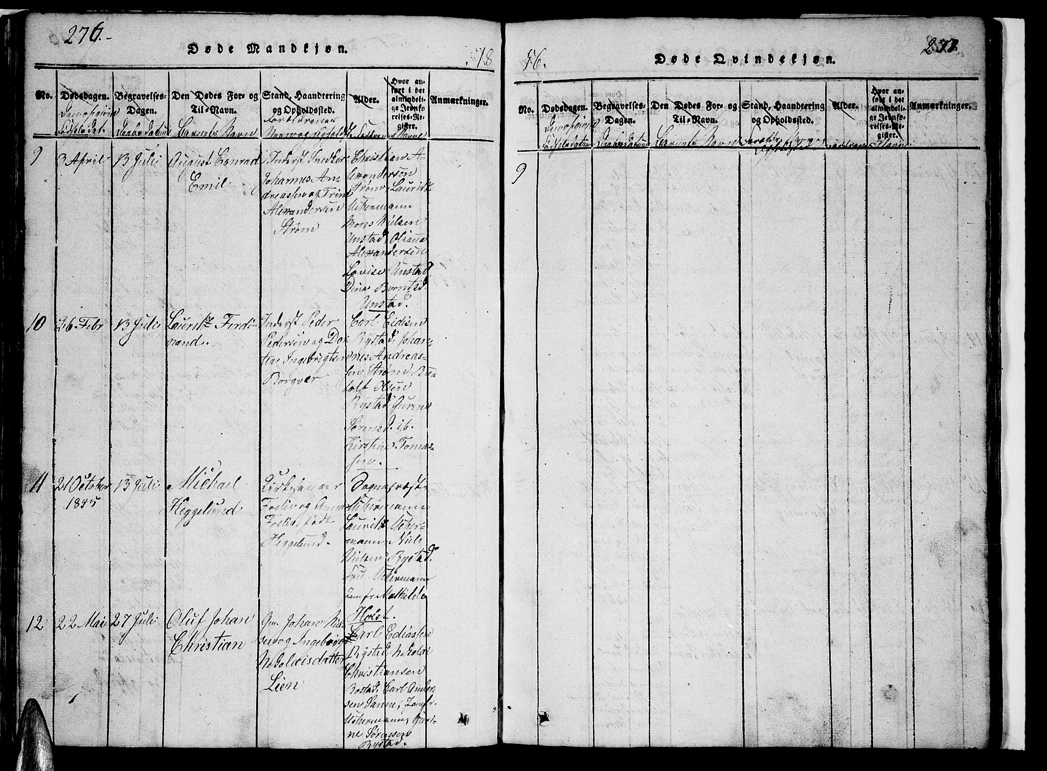 Ministerialprotokoller, klokkerbøker og fødselsregistre - Nordland, AV/SAT-A-1459/880/L1139: Parish register (copy) no. 880C01, 1836-1857, p. 276-277