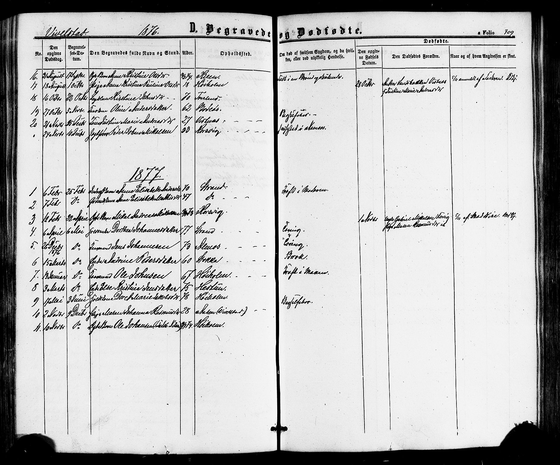 Ministerialprotokoller, klokkerbøker og fødselsregistre - Nordland, AV/SAT-A-1459/817/L0262: Parish register (official) no. 817A03 /2, 1867-1877, p. 309