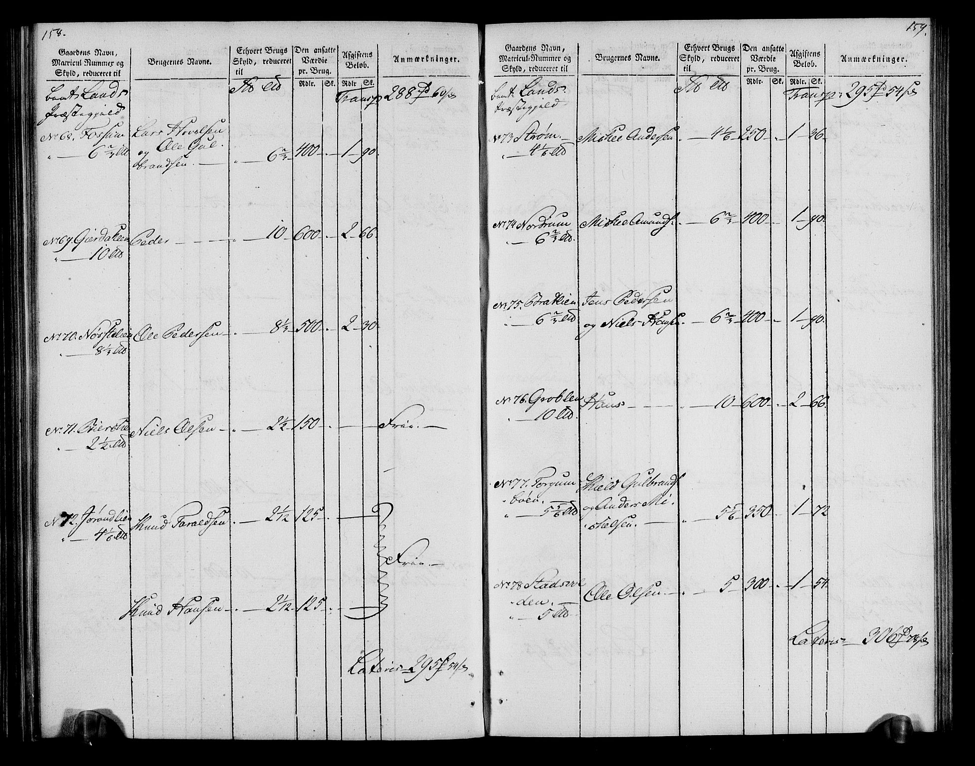 Rentekammeret inntil 1814, Realistisk ordnet avdeling, AV/RA-EA-4070/N/Ne/Nea/L0043: Valdres fogderi. Oppebørselsregister, 1803-1804, p. 83