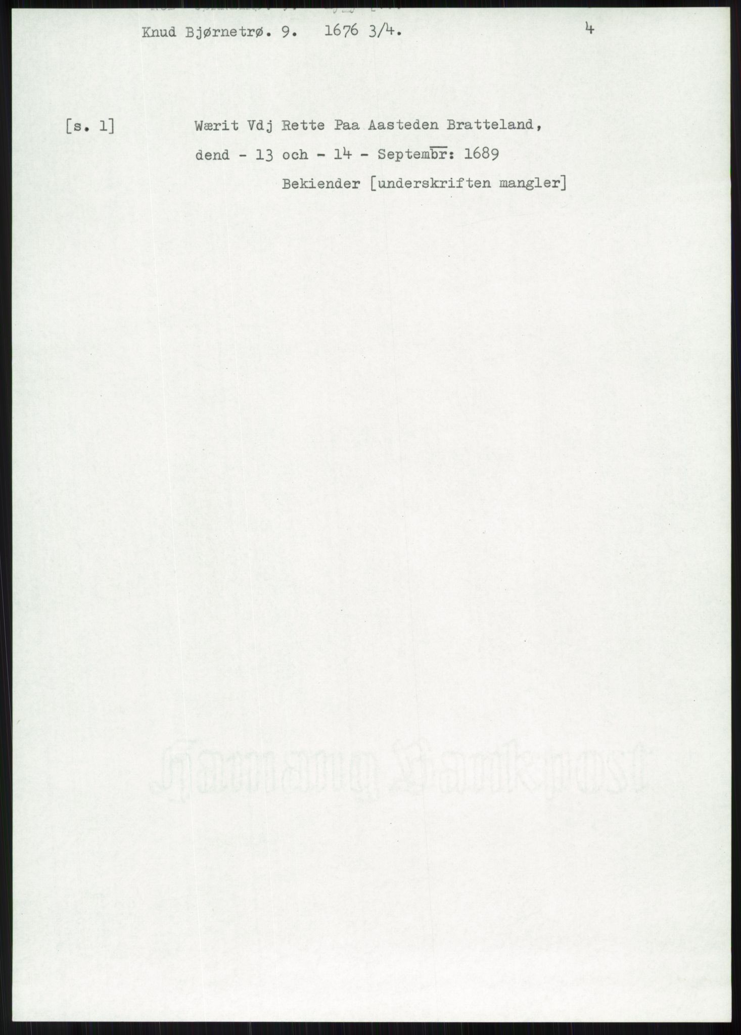 Samlinger til kildeutgivelse, Diplomavskriftsamlingen, AV/RA-EA-4053/H/Ha, p. 506