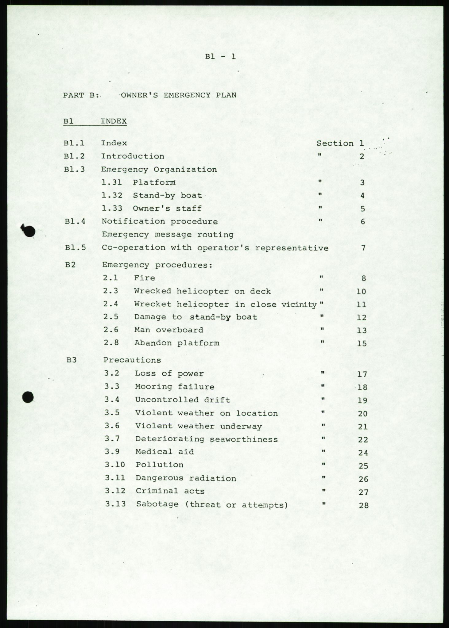 Justisdepartementet, Granskningskommisjonen ved Alexander Kielland-ulykken 27.3.1980, AV/RA-S-1165/D/L0016: O Beredskapsplaner (Doku.liste + O1-O3 av 3), 1980-1981, p. 327