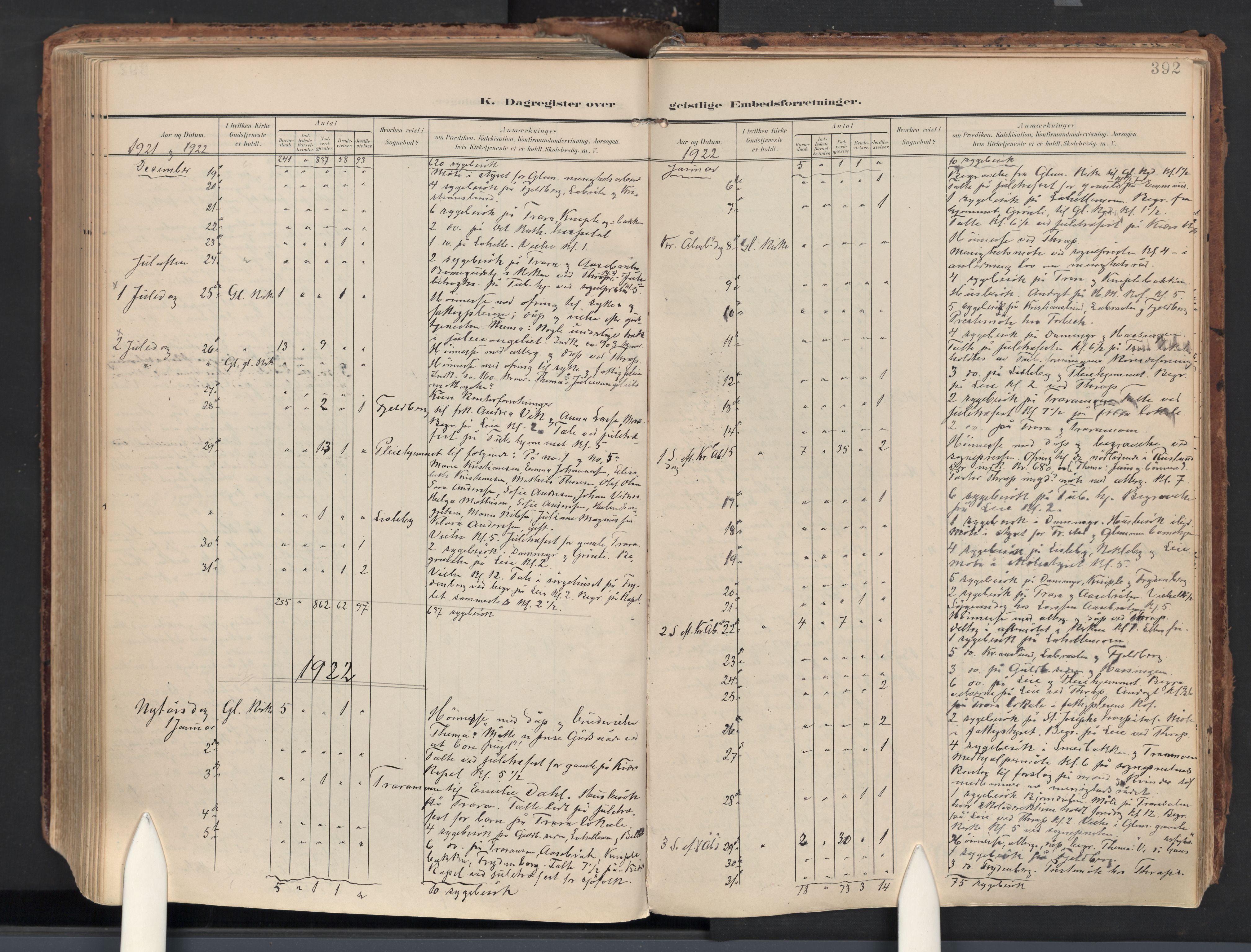 Glemmen prestekontor Kirkebøker, AV/SAO-A-10908/F/Fa/L0016: Parish register (official) no. 16, 1903-1937, p. 392