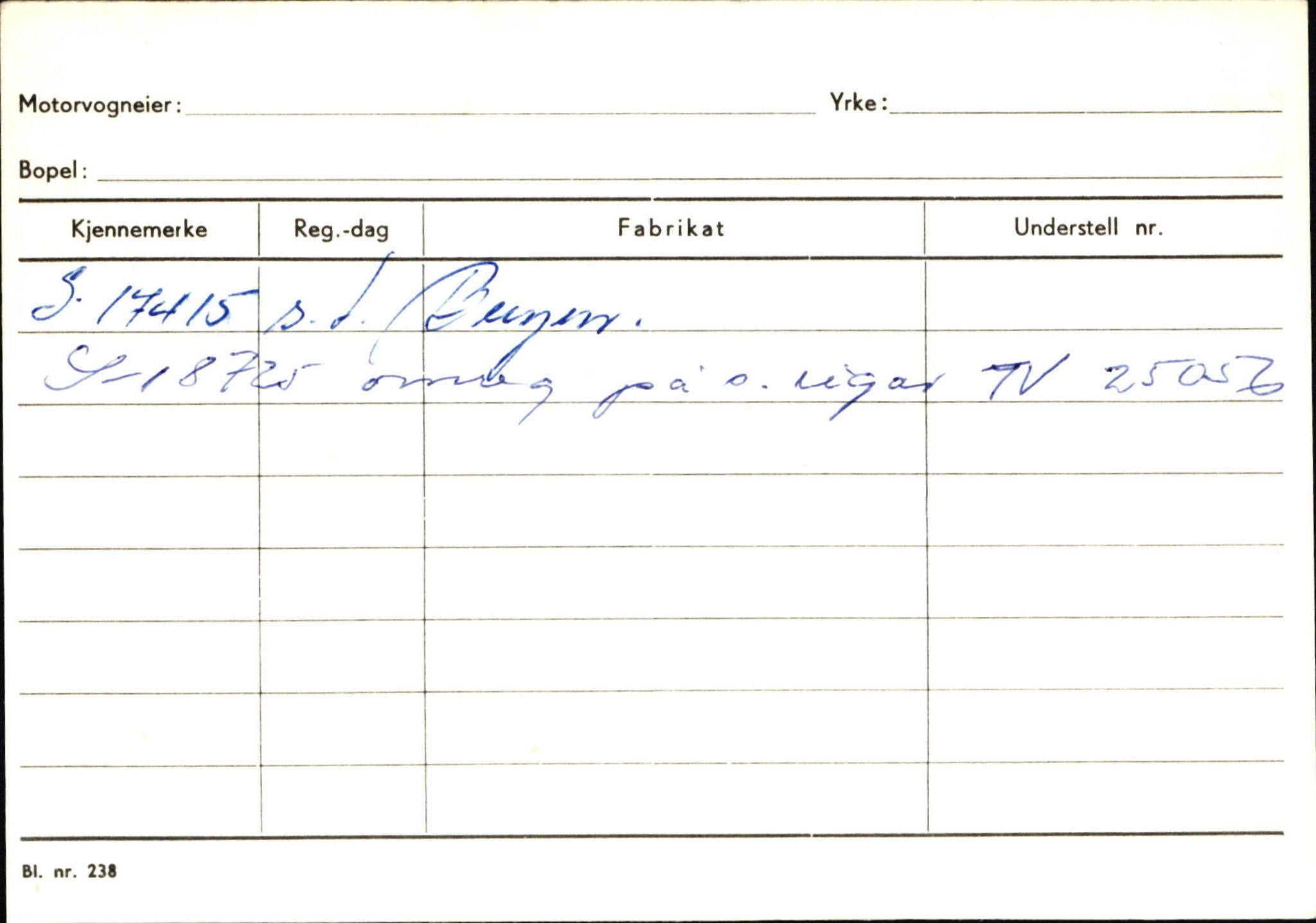 Statens vegvesen, Sogn og Fjordane vegkontor, AV/SAB-A-5301/4/F/L0132: Eigarregister Askvoll A-Å. Balestrand A-Å, 1945-1975, p. 1132