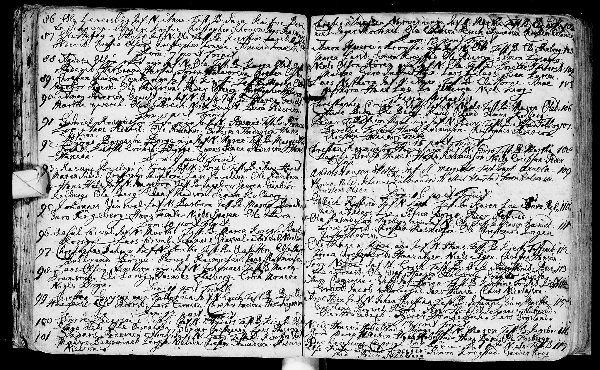 Eiker kirkebøker, AV/SAKO-A-4/F/Fa/L0003: Parish register (official) no. I 3, 1724-1753, p. 40