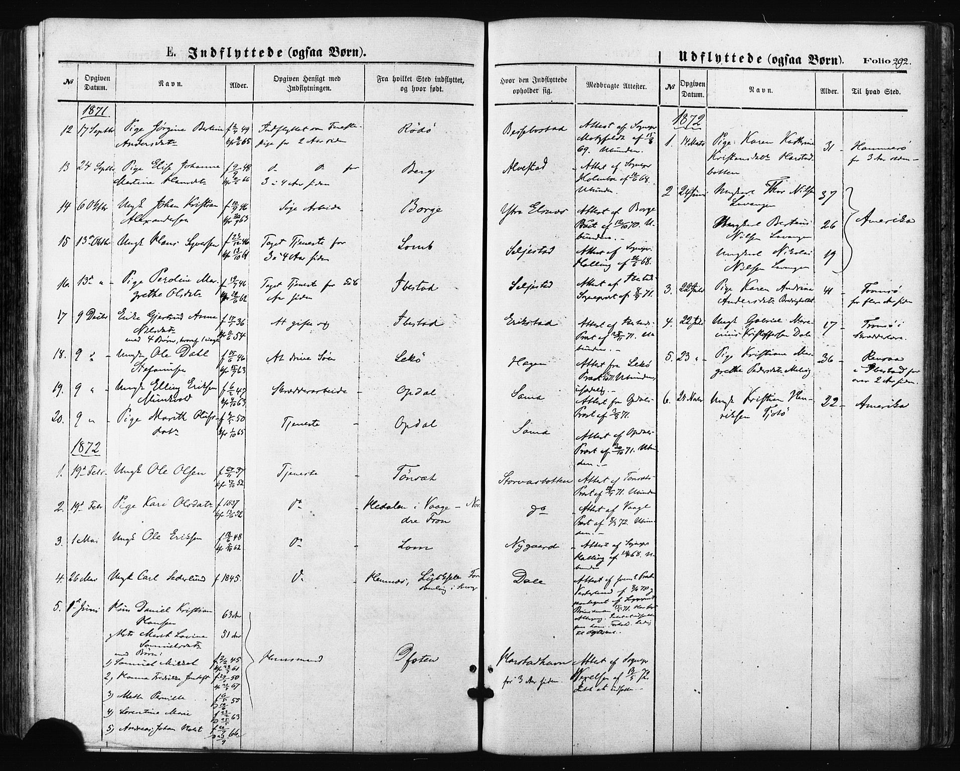 Trondenes sokneprestkontor, SATØ/S-1319/H/Ha/L0013kirke: Parish register (official) no. 13, 1870-1878, p. 292