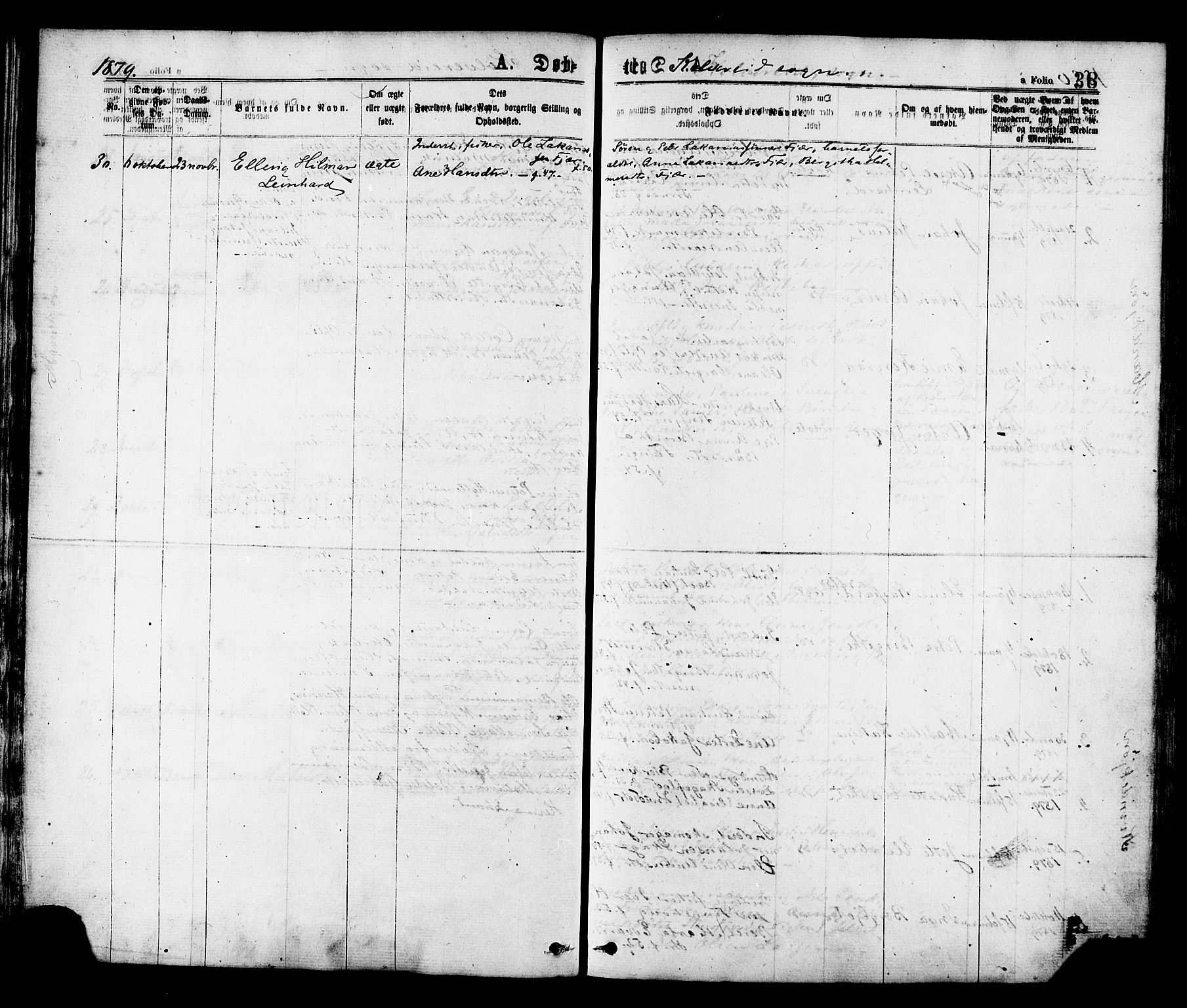Ministerialprotokoller, klokkerbøker og fødselsregistre - Nord-Trøndelag, SAT/A-1458/780/L0642: Parish register (official) no. 780A07 /1, 1874-1885, p. 38