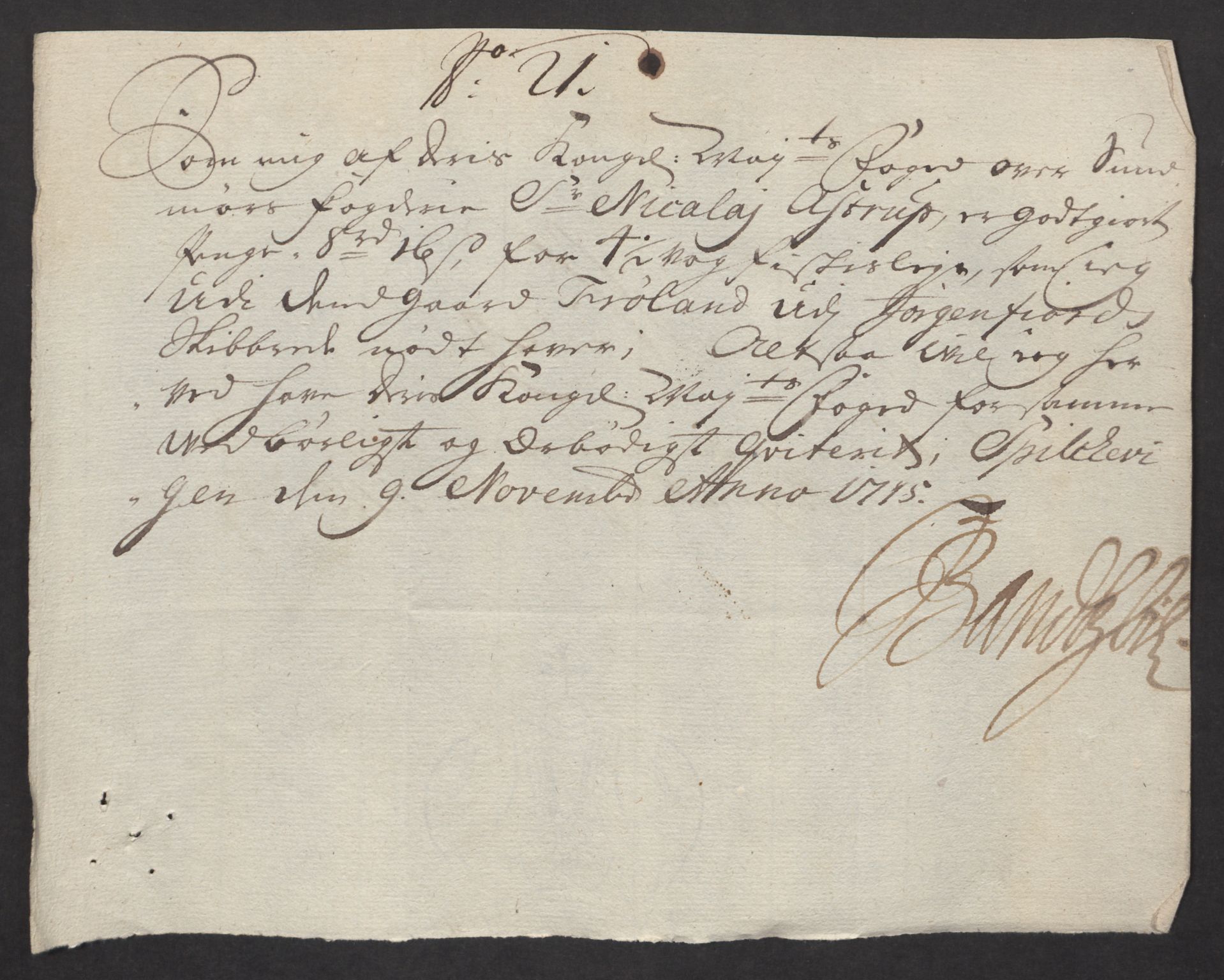 Rentekammeret inntil 1814, Reviderte regnskaper, Fogderegnskap, AV/RA-EA-4092/R54/L3567: Fogderegnskap Sunnmøre, 1715, p. 219