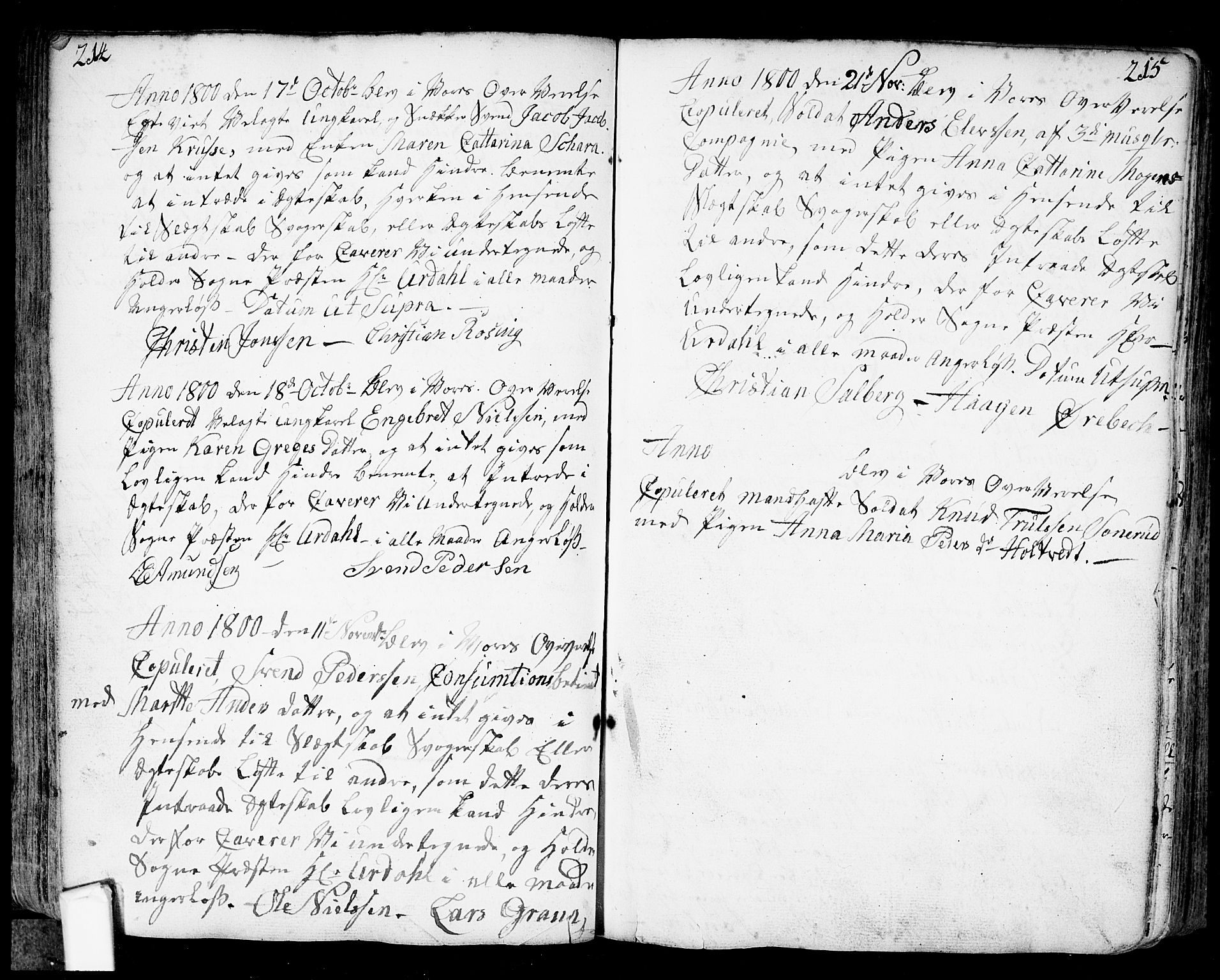 Fredrikstad prestekontor Kirkebøker, AV/SAO-A-11082/F/Fa/L0002: Parish register (official) no. 2, 1750-1804, p. 214-215