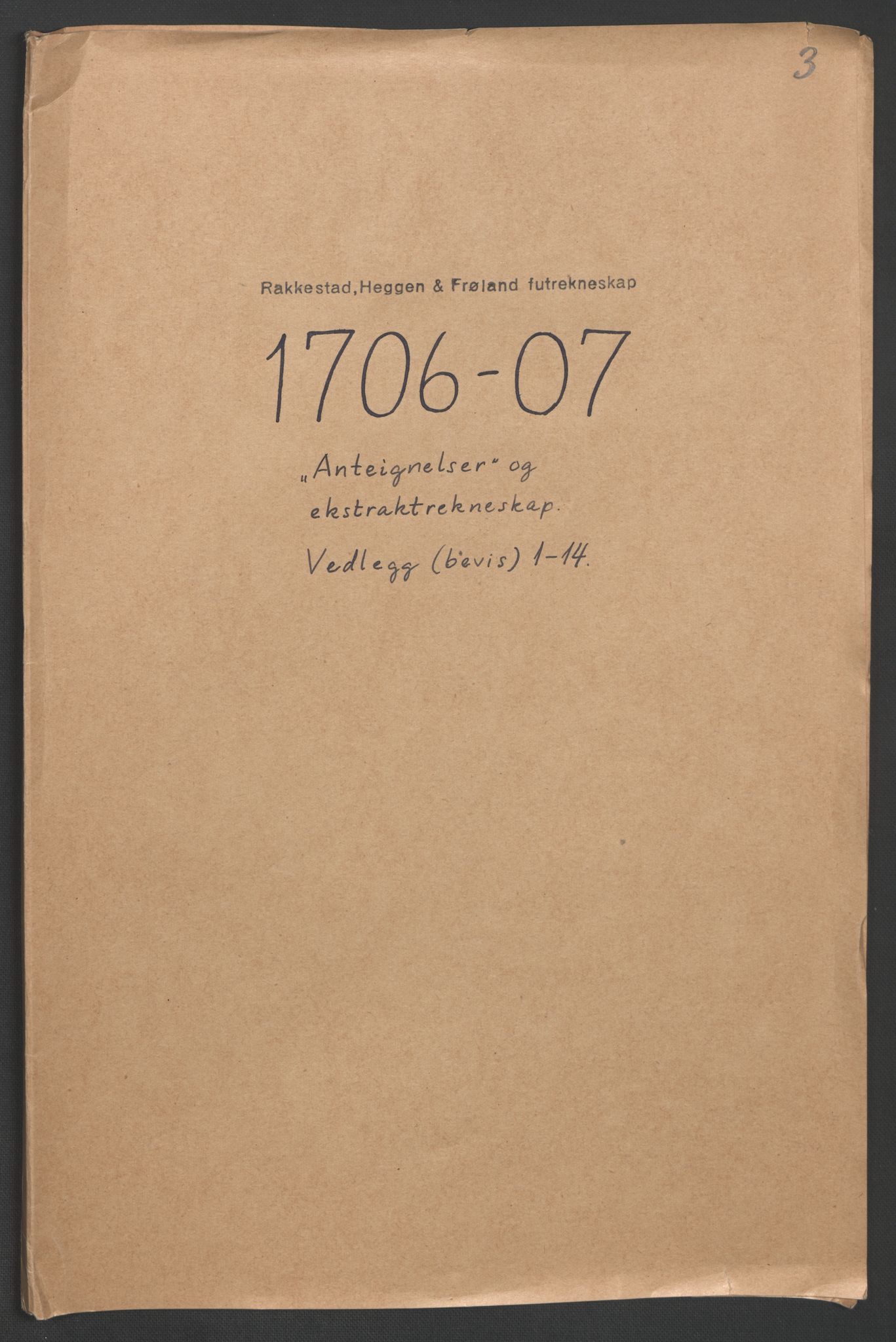 Rentekammeret inntil 1814, Reviderte regnskaper, Fogderegnskap, RA/EA-4092/R07/L0299: Fogderegnskap Rakkestad, Heggen og Frøland, 1707, p. 204