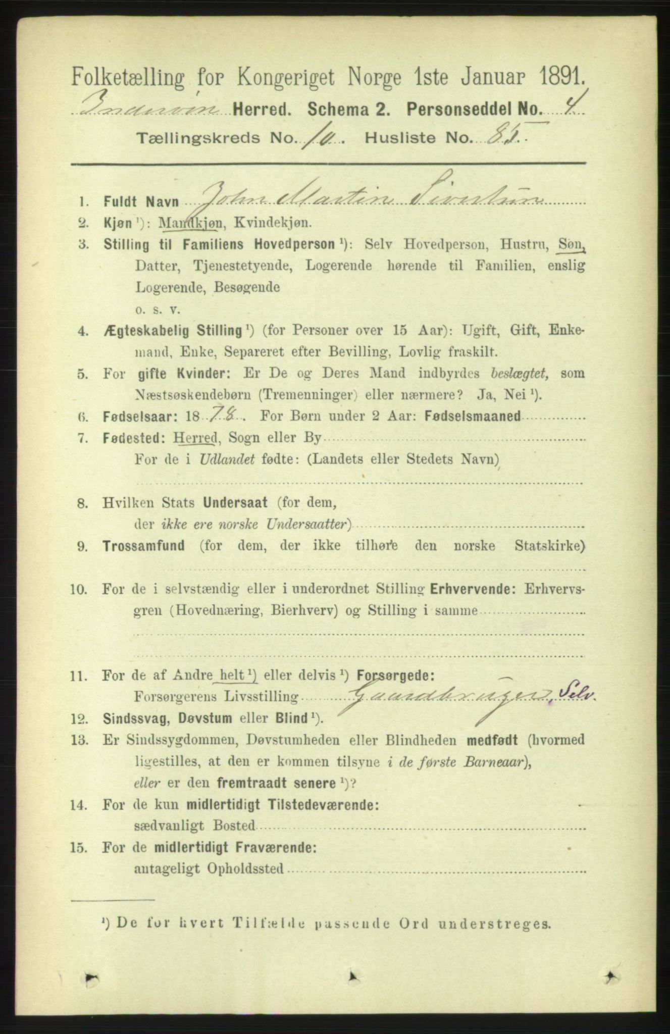 RA, 1891 census for 1729 Inderøy, 1891, p. 5997