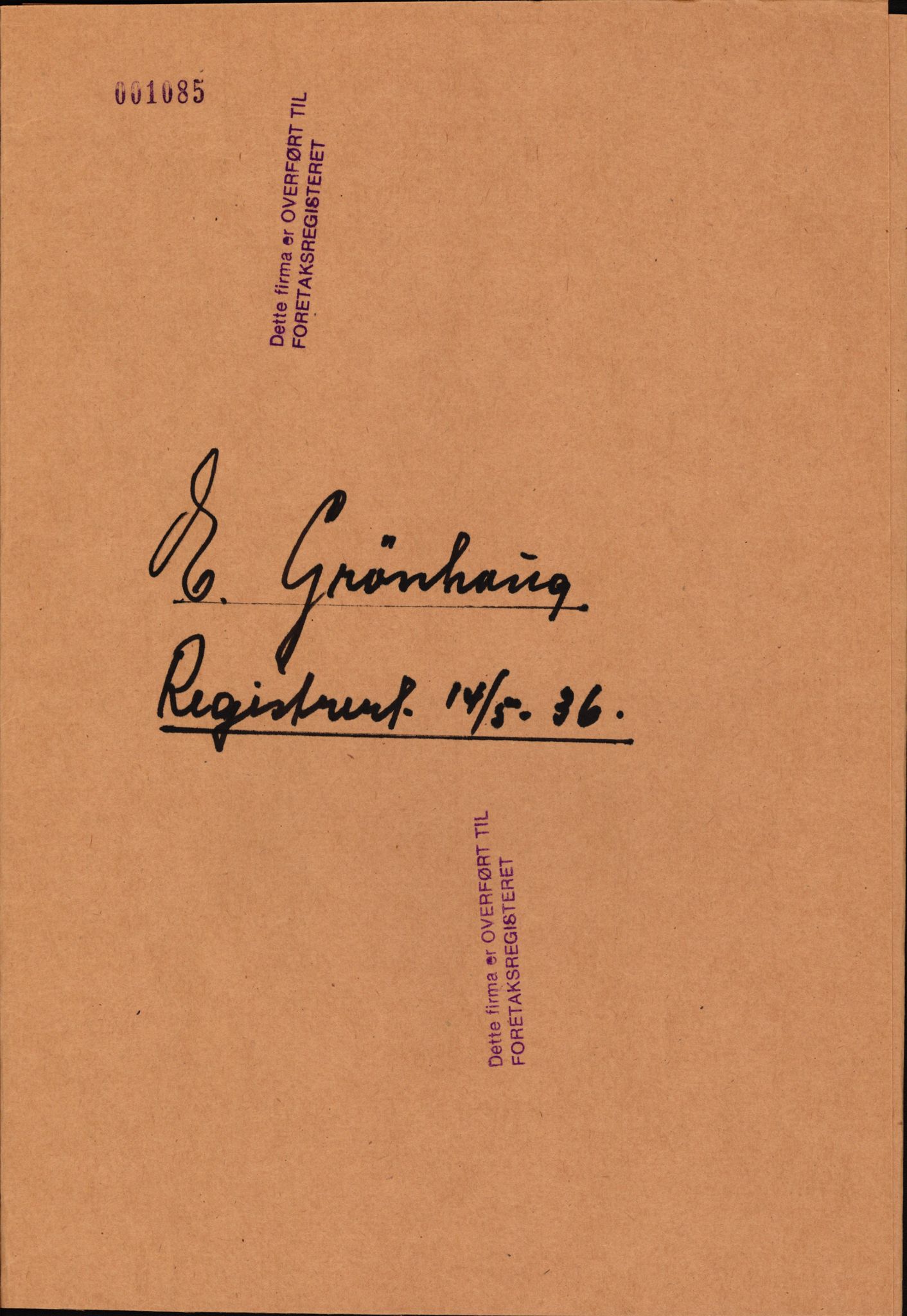 Stavanger byfogd, AV/SAST-A-101408/002/J/Jd/Jde/L0004: Registreringsmeldinger og bilag. Enkeltmannsforetak, 1001-1350, 1891-1990, p. 132