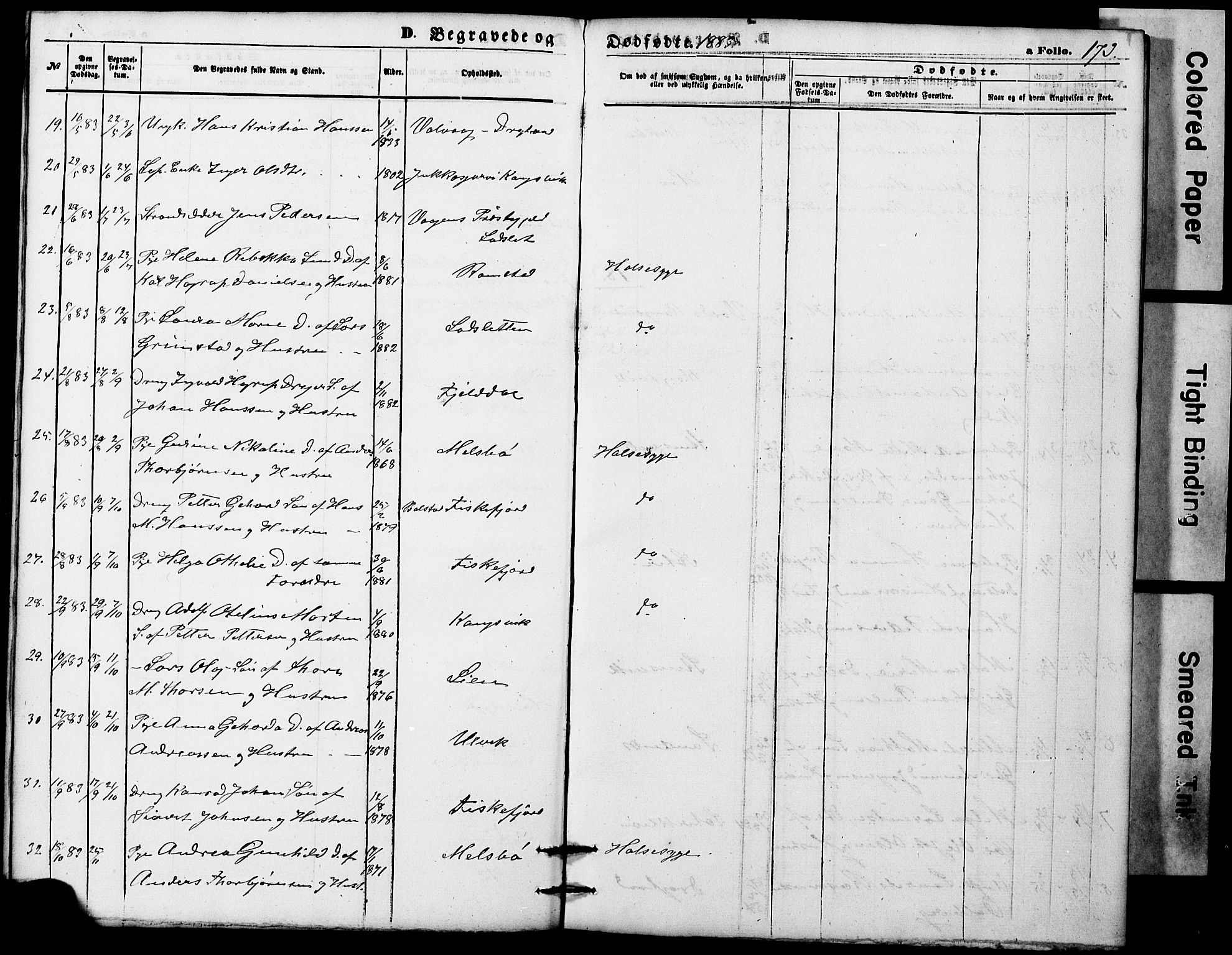 Ministerialprotokoller, klokkerbøker og fødselsregistre - Nordland, AV/SAT-A-1459/865/L0930: Parish register (copy) no. 865C02, 1866-1884, p. 173