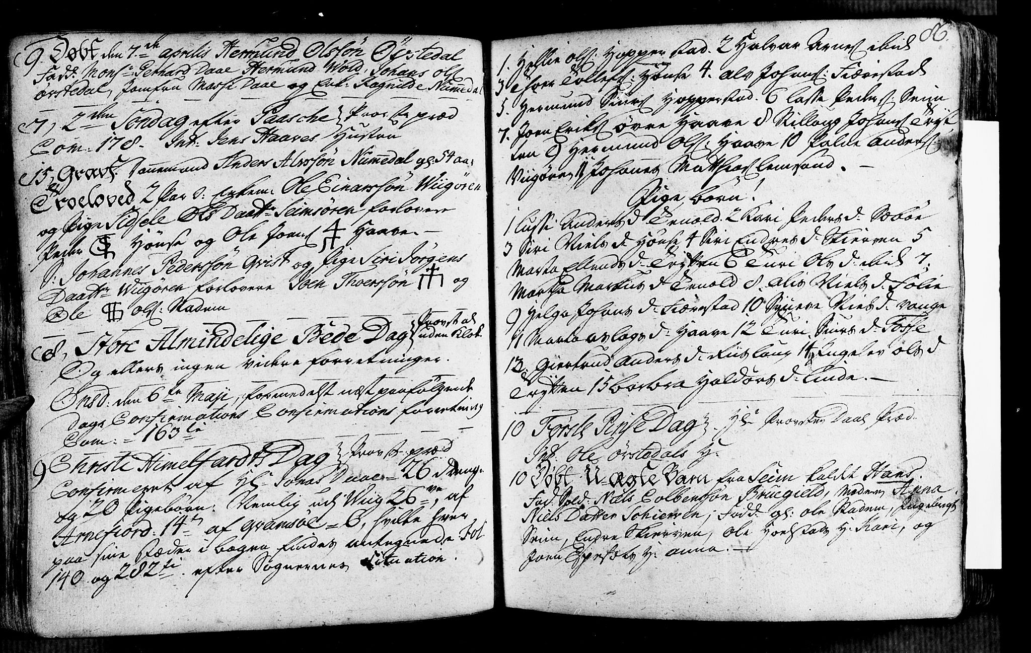 Vik sokneprestembete, AV/SAB-A-81501/H/Haa/Haaa/L0002: Parish register (official) no. A 2 / 1, 1740-1757, p. 86