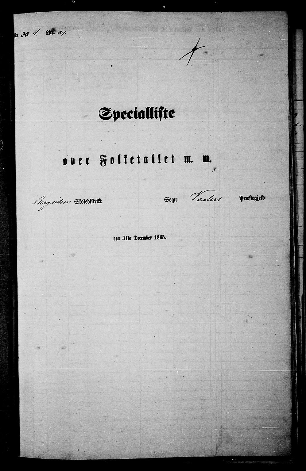 RA, 1865 census for Våler, 1865, p. 50