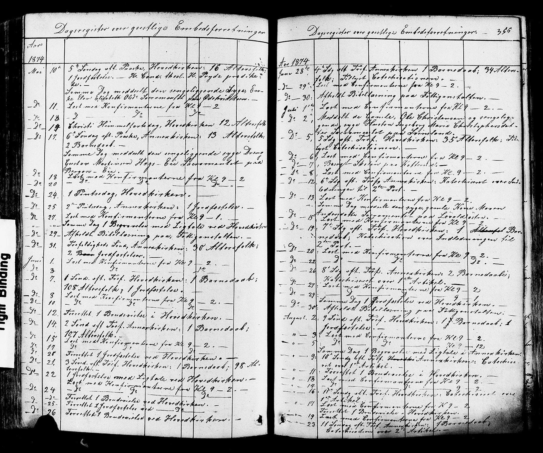 Botne kirkebøker, AV/SAKO-A-340/F/Fa/L0006: Parish register (official) no. I 6, 1836-1877, p. 355