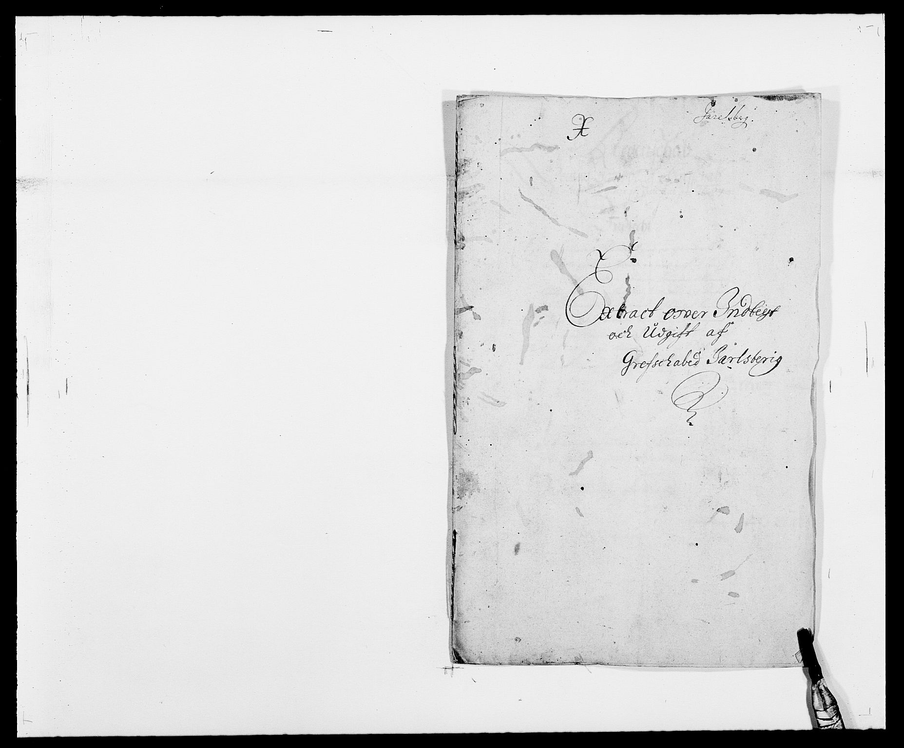 Rentekammeret inntil 1814, Reviderte regnskaper, Fogderegnskap, RA/EA-4092/R32/L1858: Fogderegnskap Jarlsberg grevskap, 1686-1690, p. 1