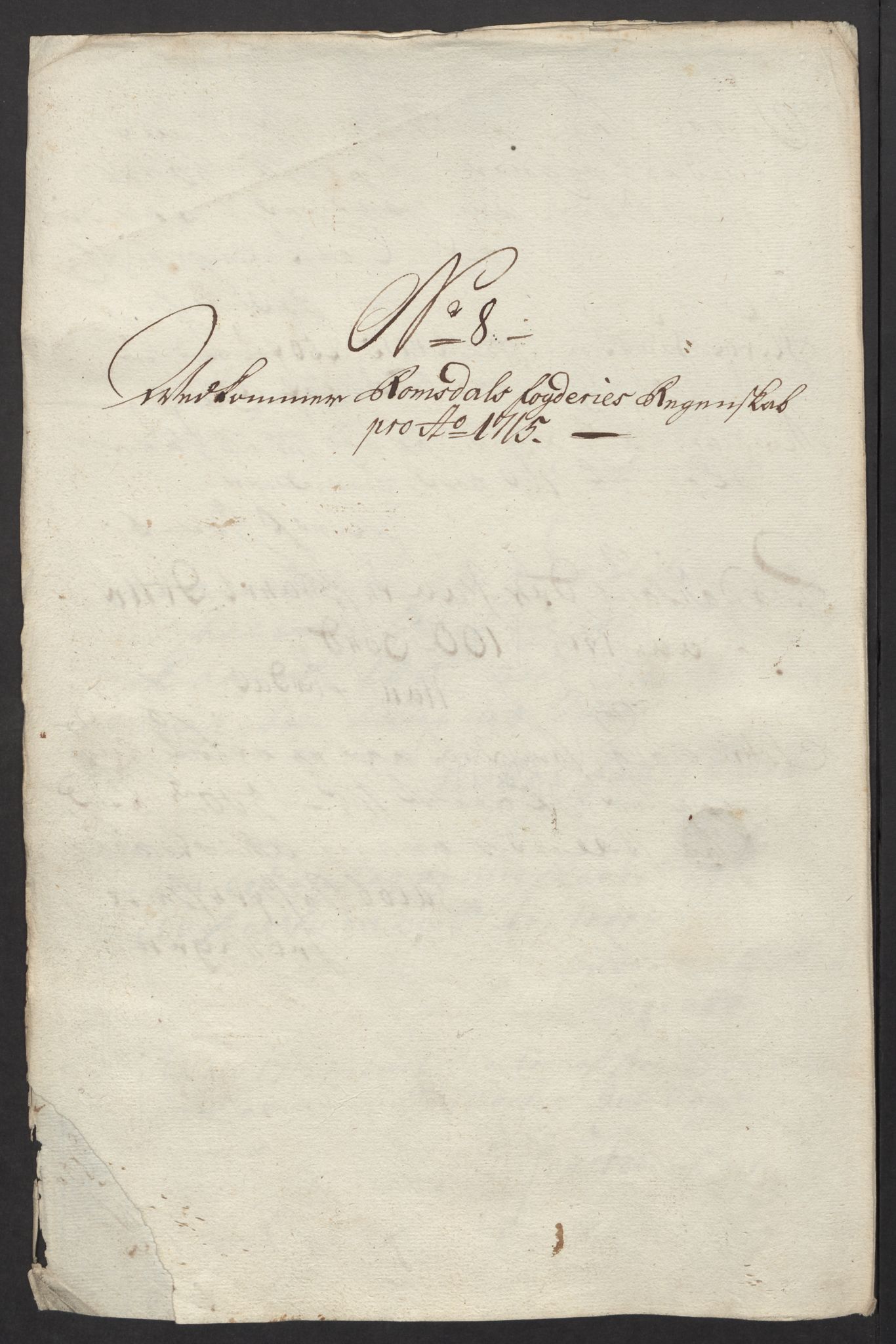 Rentekammeret inntil 1814, Reviderte regnskaper, Fogderegnskap, RA/EA-4092/R55/L3663: Fogderegnskap Romsdal, 1715-1716, p. 115
