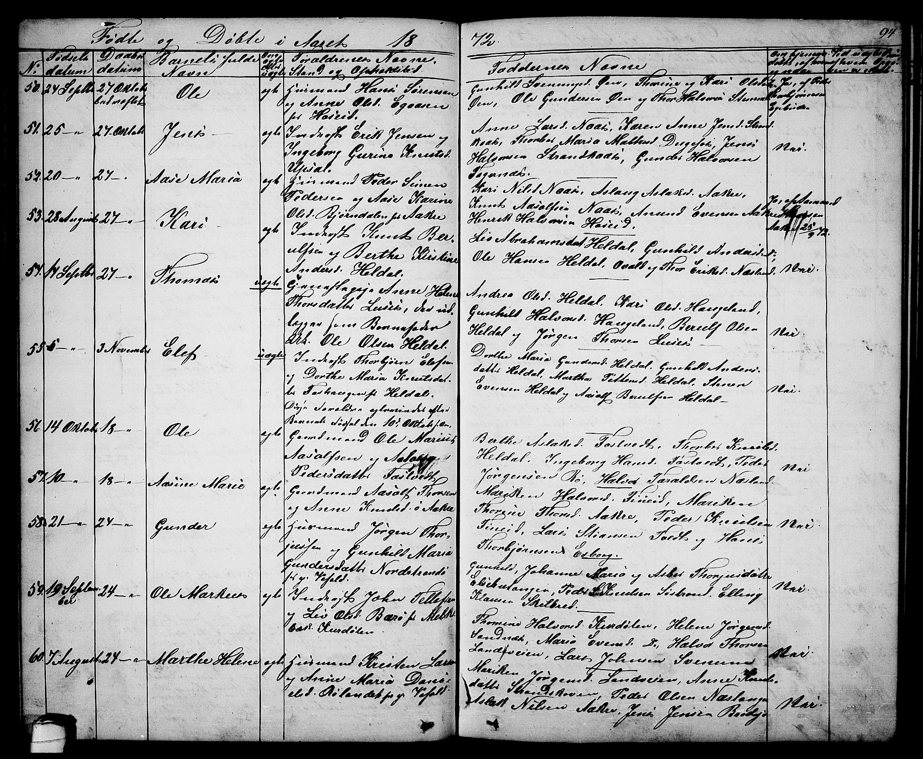 Drangedal kirkebøker, SAKO/A-258/G/Ga/L0002: Parish register (copy) no. I 2, 1856-1887, p. 94