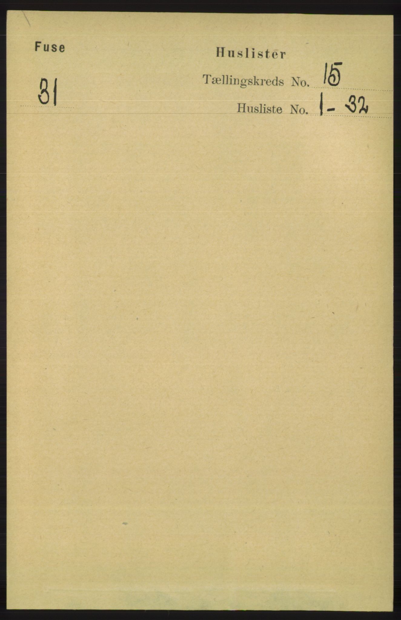 RA, 1891 census for 1241 Fusa, 1891, p. 3360