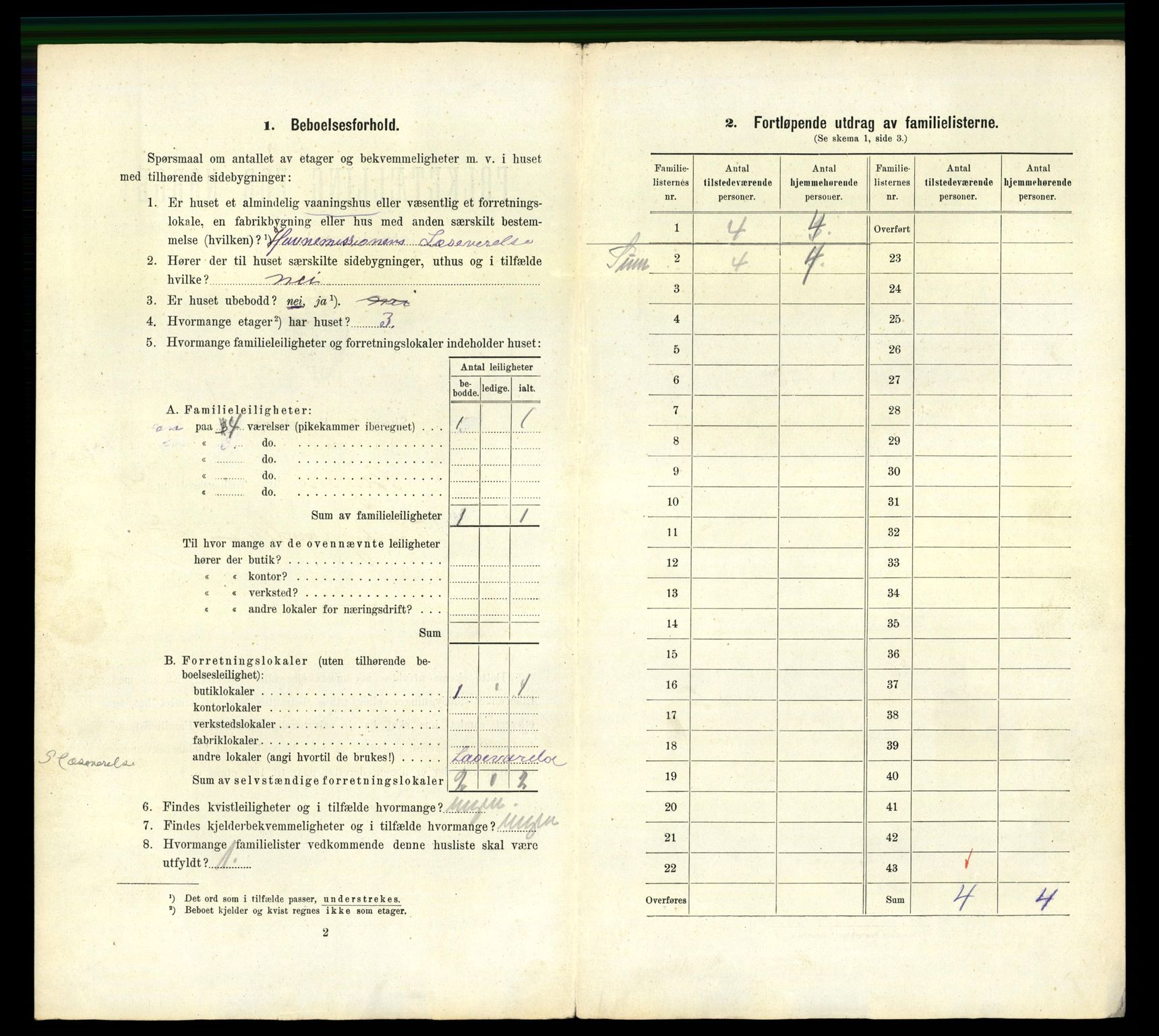 RA, 1910 census for Bergen, 1910, p. 14182