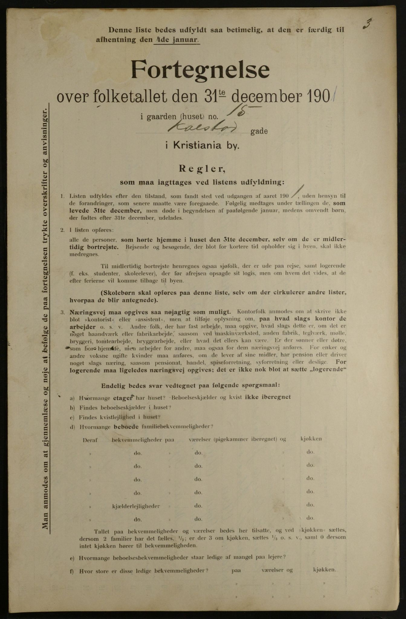 OBA, Municipal Census 1901 for Kristiania, 1901, p. 8090