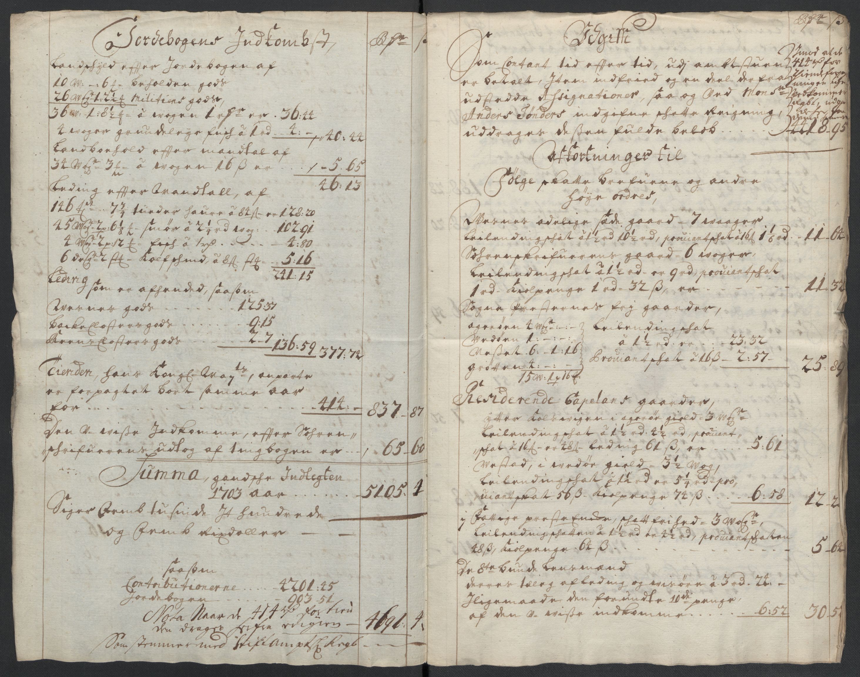Rentekammeret inntil 1814, Reviderte regnskaper, Fogderegnskap, RA/EA-4092/R55/L3656: Fogderegnskap Romsdal, 1703-1705, p. 13