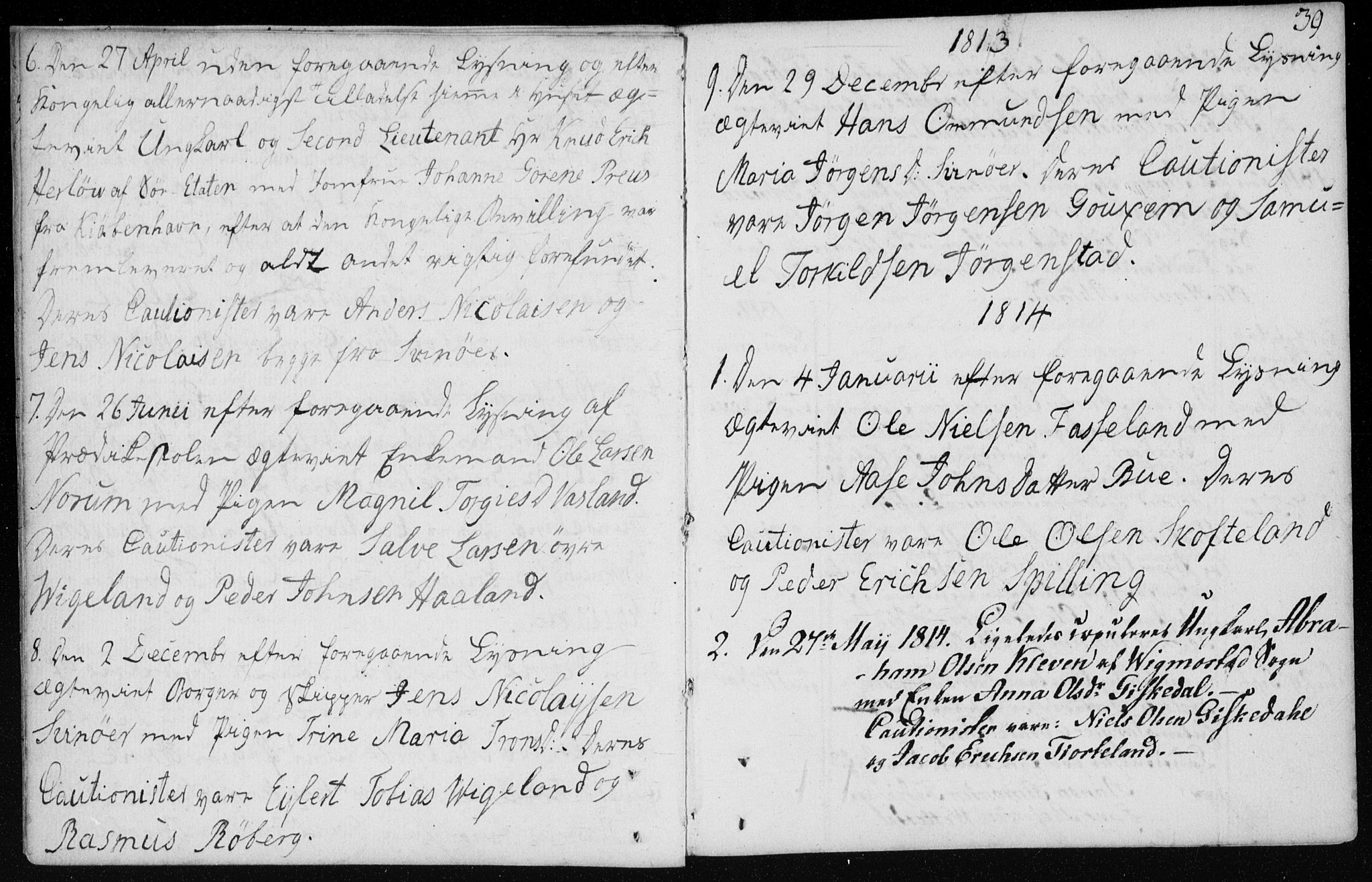 Sør-Audnedal sokneprestkontor, SAK/1111-0039/F/Fa/Fab/L0003: Parish register (official) no. A 3, 1766-1828, p. 39