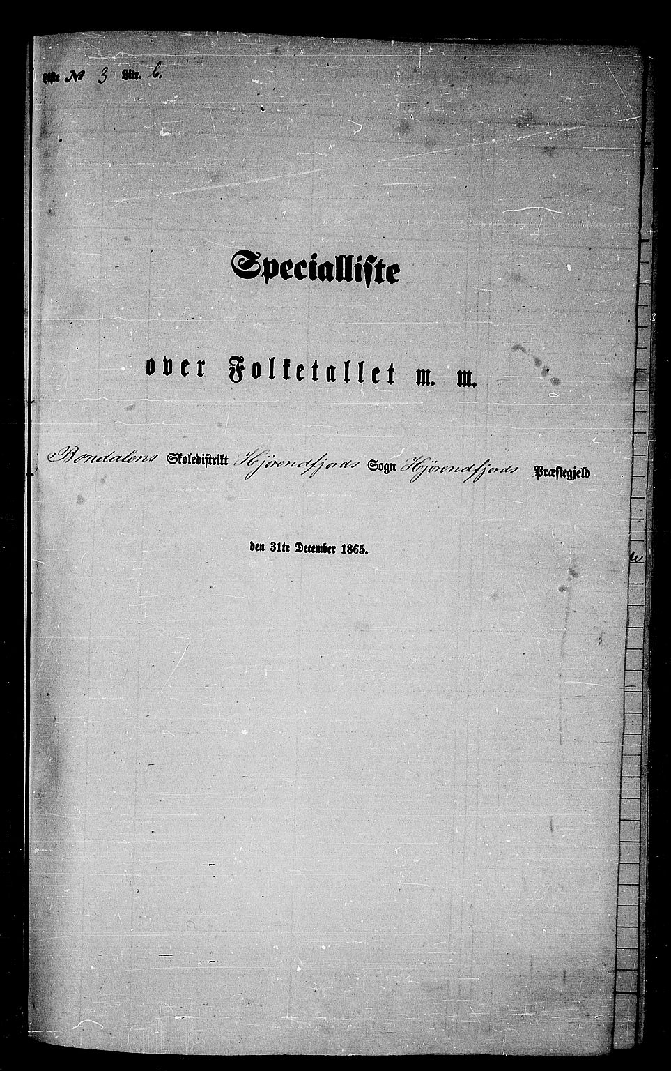 RA, 1865 census for Hjørundfjord, 1865, p. 52