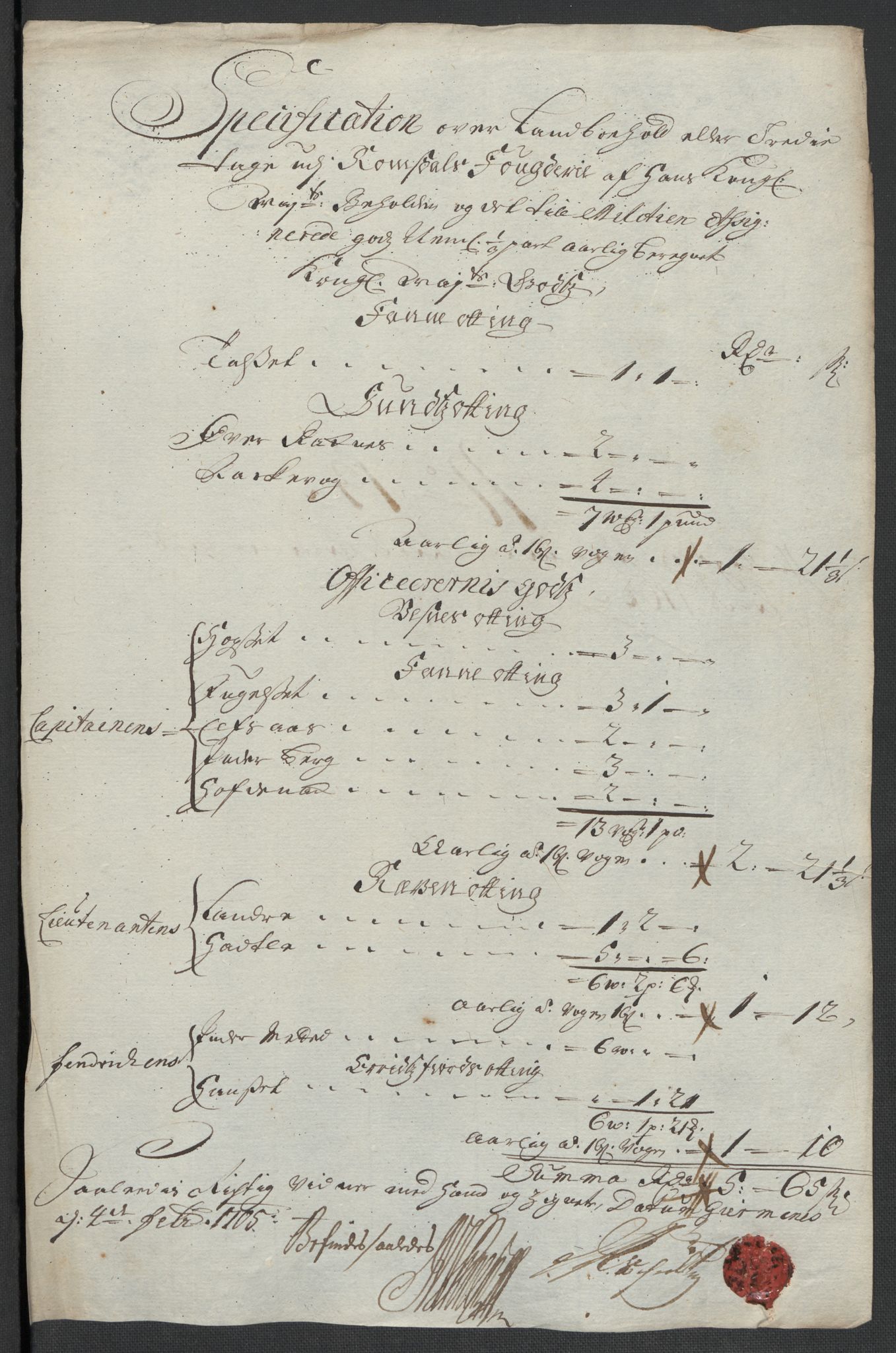 Rentekammeret inntil 1814, Reviderte regnskaper, Fogderegnskap, RA/EA-4092/R55/L3656: Fogderegnskap Romsdal, 1703-1705, p. 258