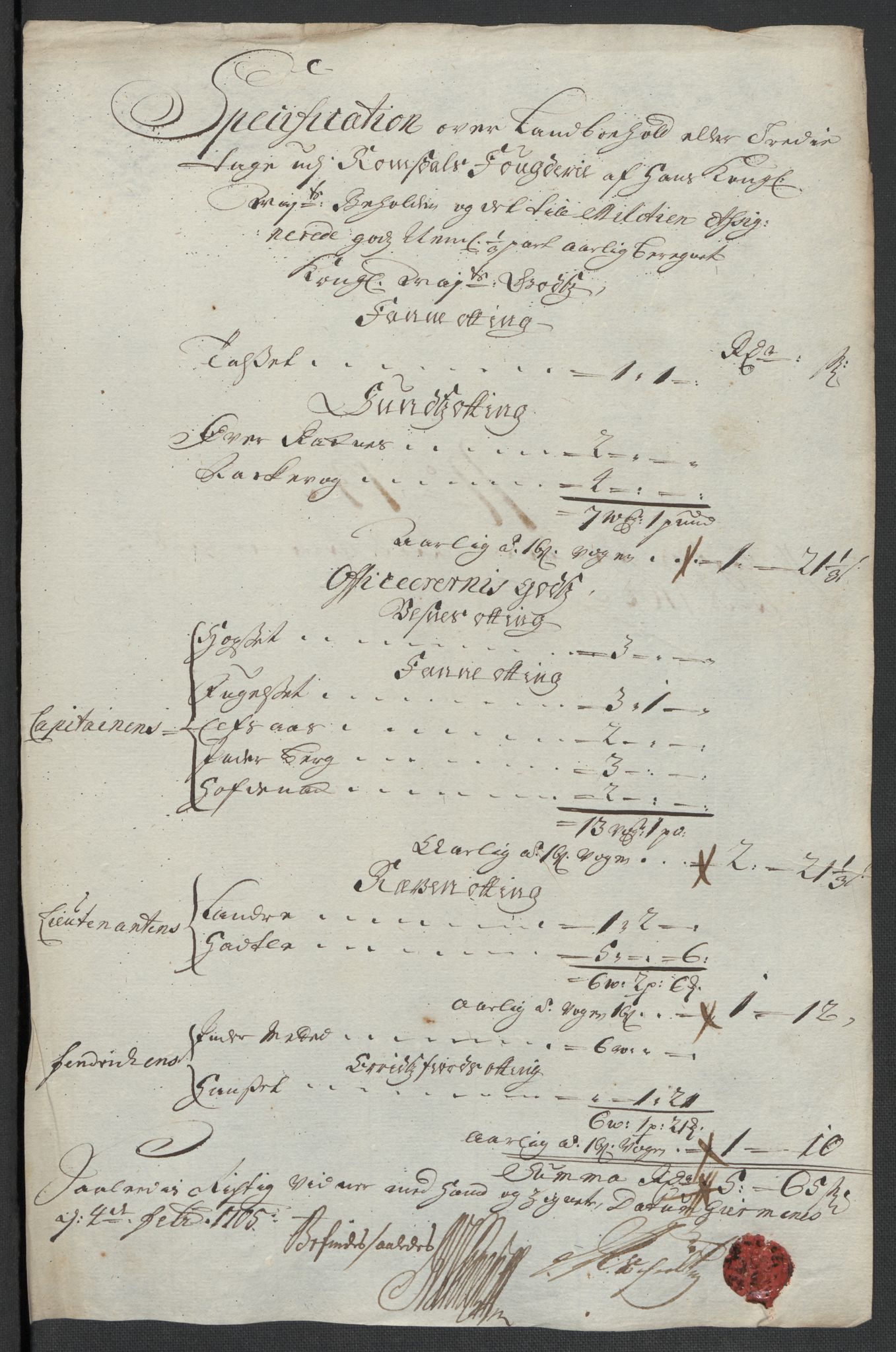 Rentekammeret inntil 1814, Reviderte regnskaper, Fogderegnskap, AV/RA-EA-4092/R55/L3656: Fogderegnskap Romsdal, 1703-1705, p. 258