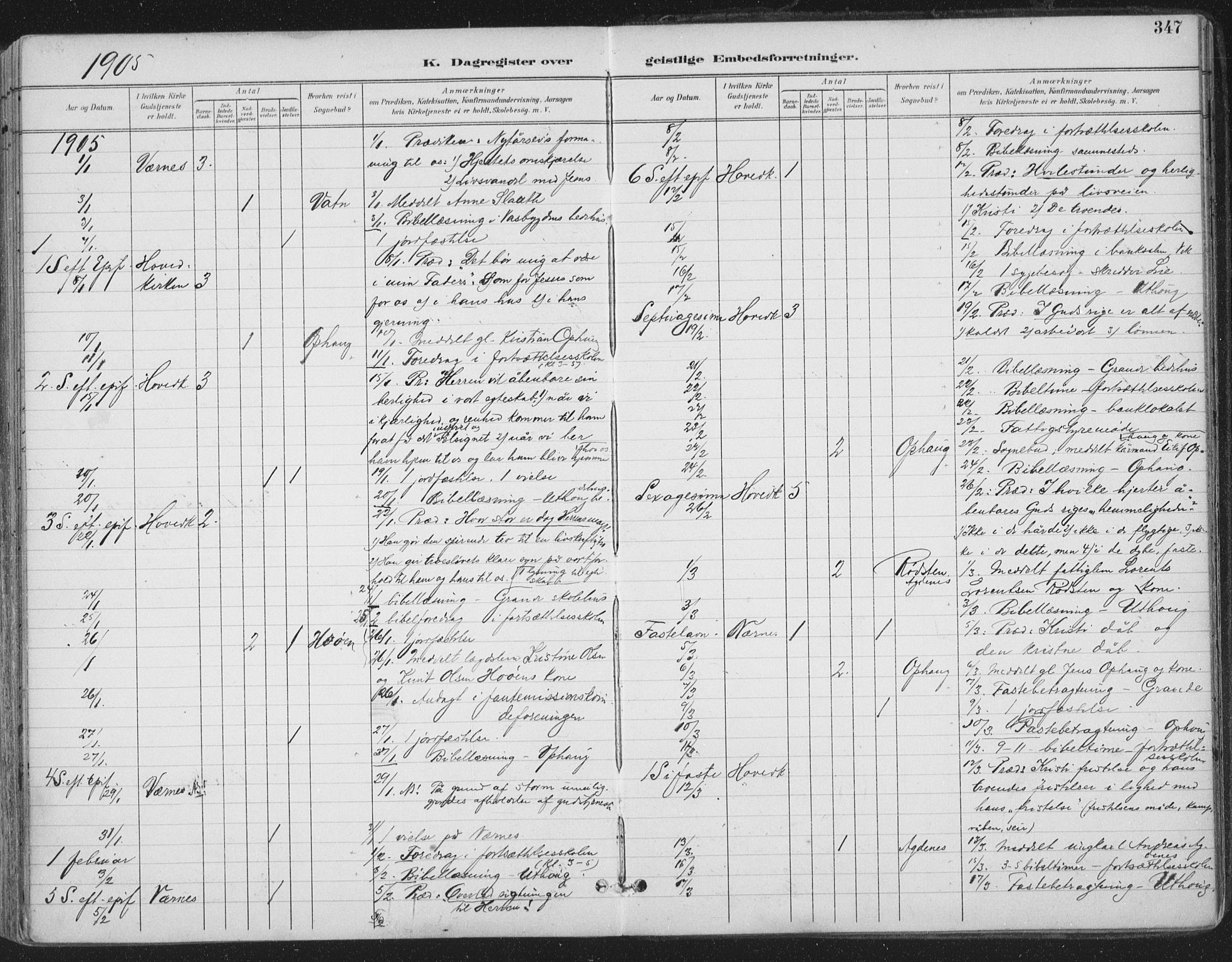 Ministerialprotokoller, klokkerbøker og fødselsregistre - Sør-Trøndelag, SAT/A-1456/659/L0743: Parish register (official) no. 659A13, 1893-1910, p. 347