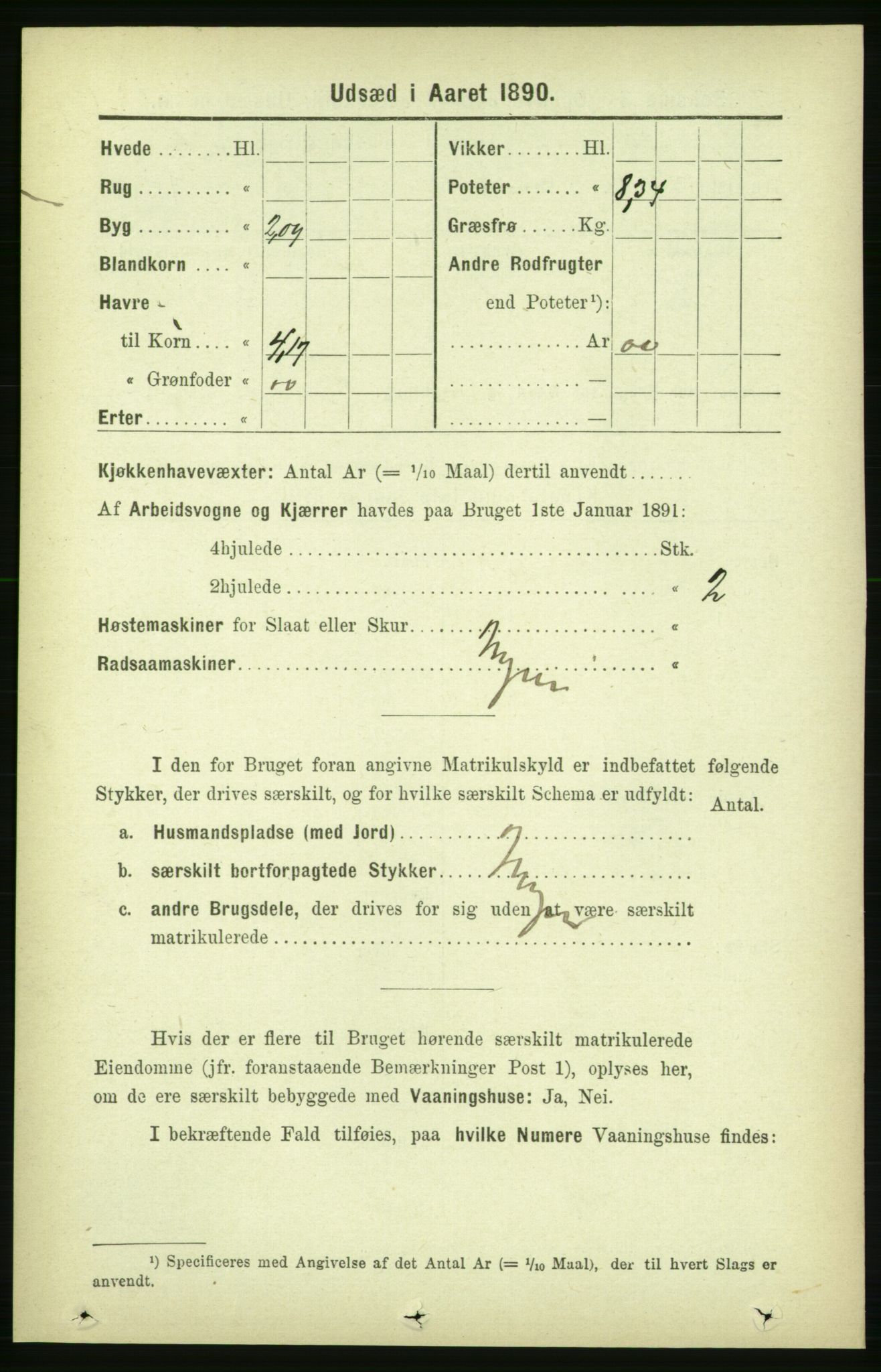 RA, 1891 census for 1727 Beitstad, 1891, p. 6592