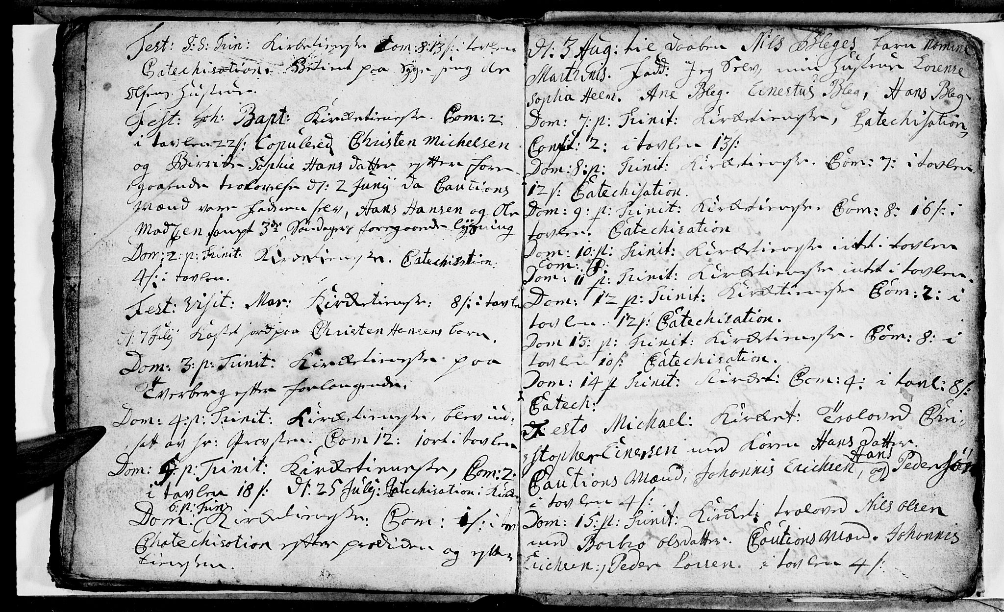 Ministerialprotokoller, klokkerbøker og fødselsregistre - Nordland, SAT/A-1459/899/L1433: Parish register (official) no. 899A01, 1736-1758