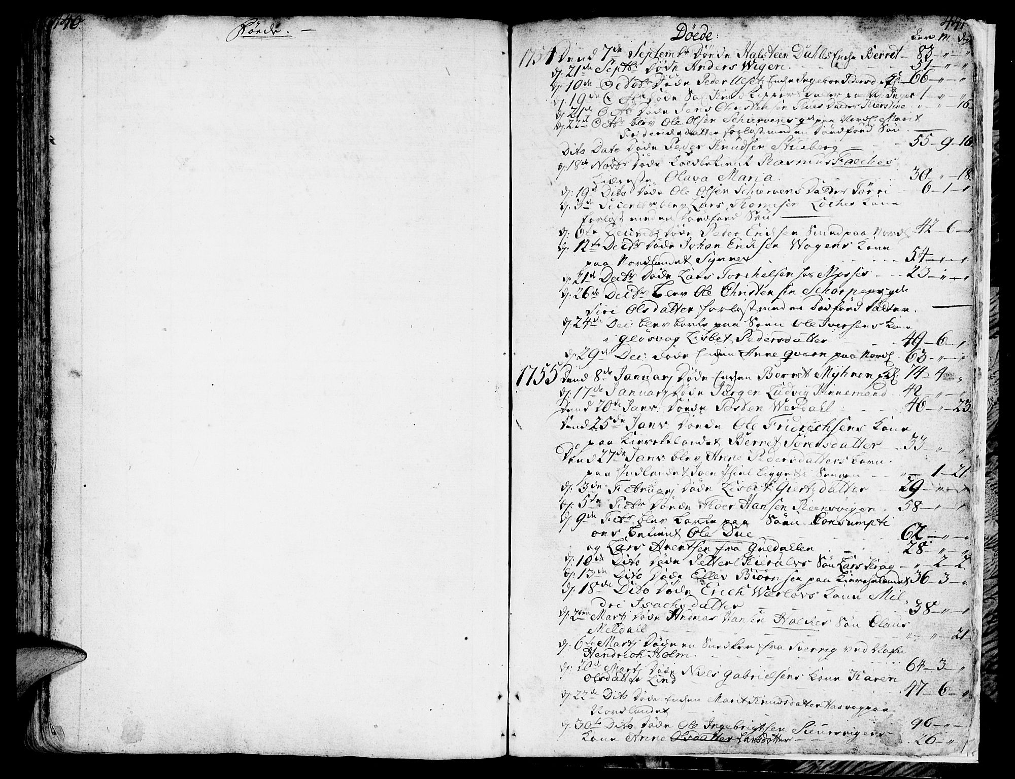 Ministerialprotokoller, klokkerbøker og fødselsregistre - Møre og Romsdal, SAT/A-1454/572/L0840: Parish register (official) no. 572A03, 1754-1784, p. 440-441
