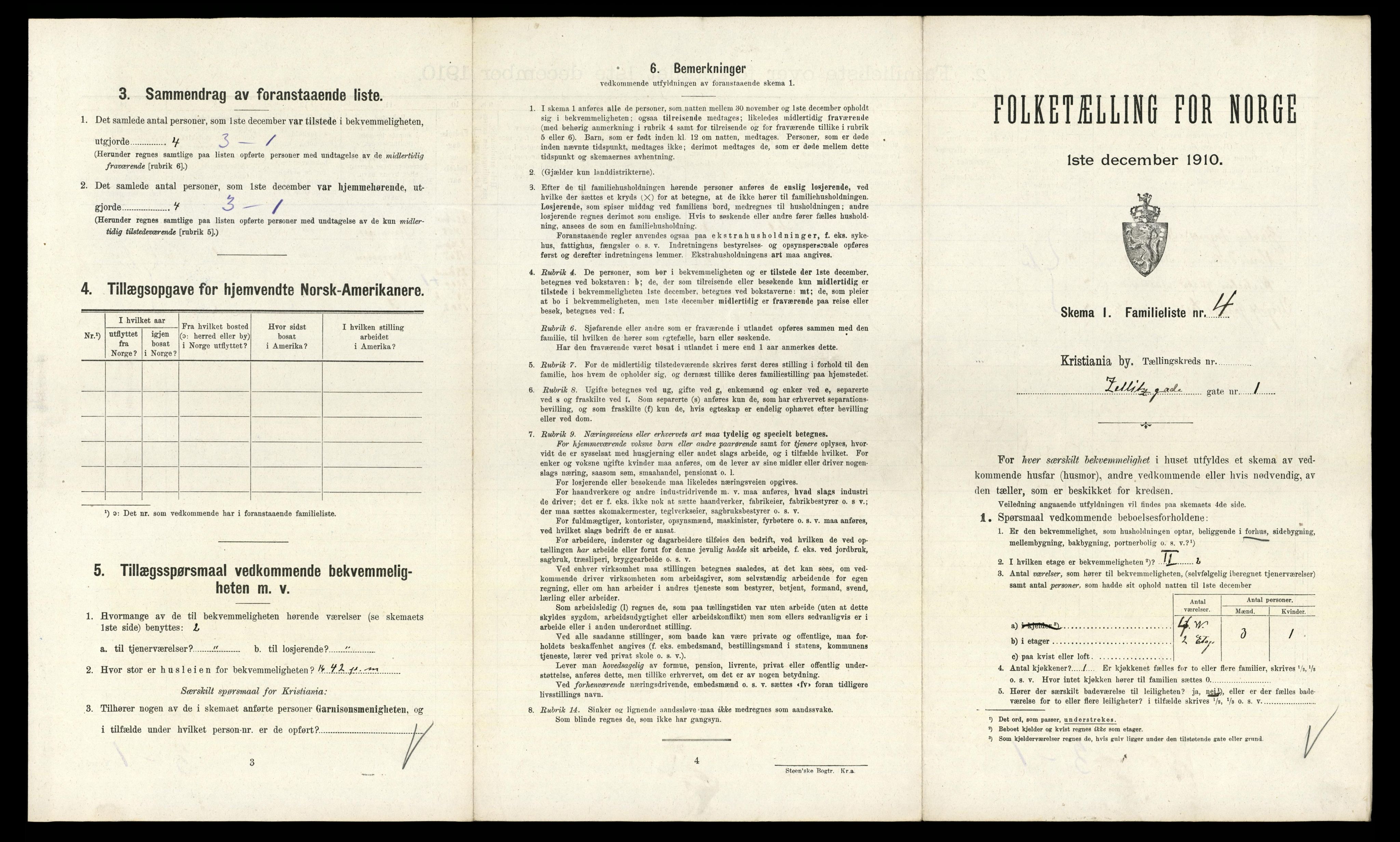 RA, 1910 census for Kristiania, 1910, p. 123627