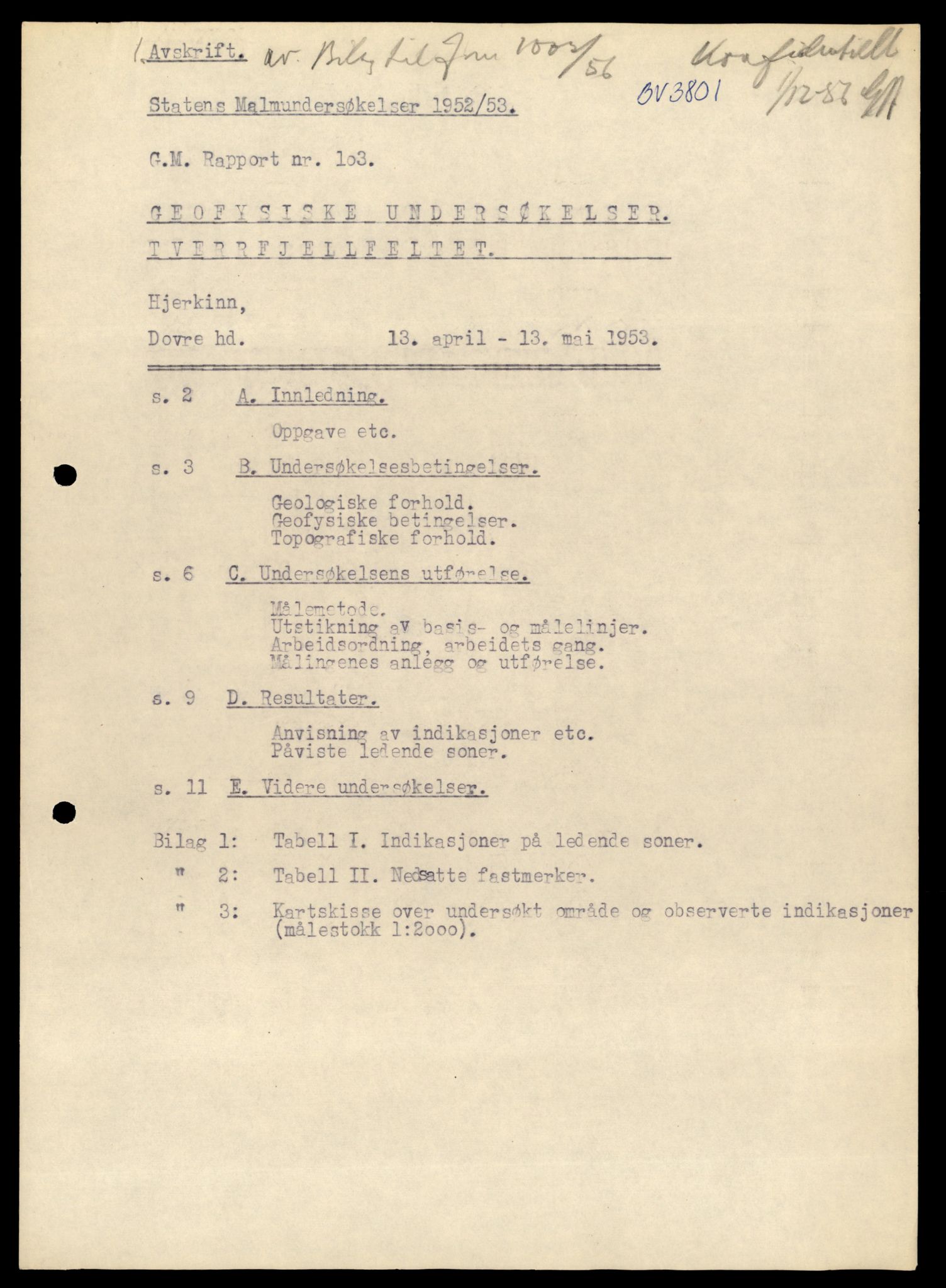 Direktoratet for mineralforvaltning , AV/SAT-A-1562/F/L0433: Rapporter, 1912-1986, p. 511