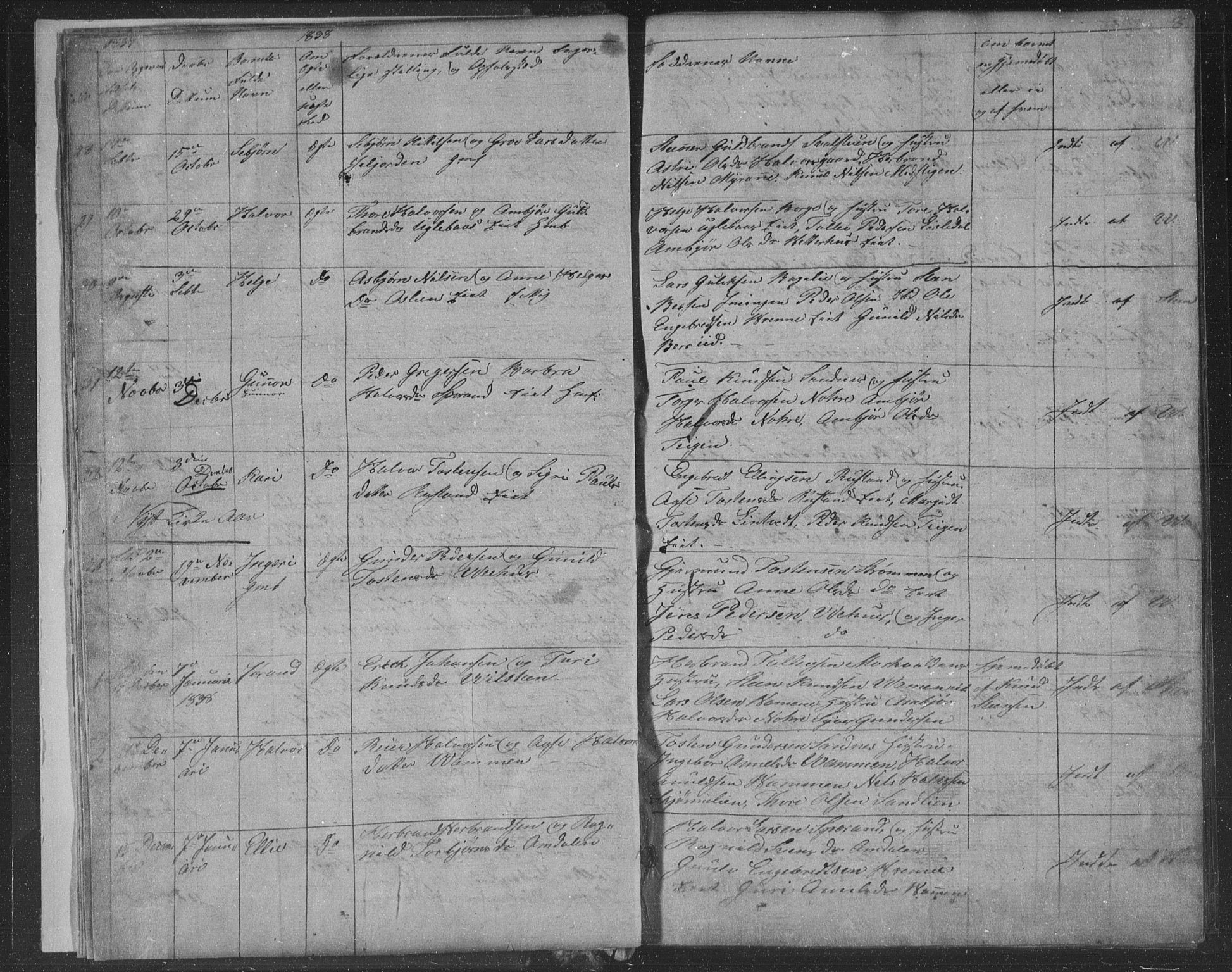 Nore kirkebøker, AV/SAKO-A-238/F/Fa/L0001: Parish register (official) no. I 1, 1836-1855, p. 8