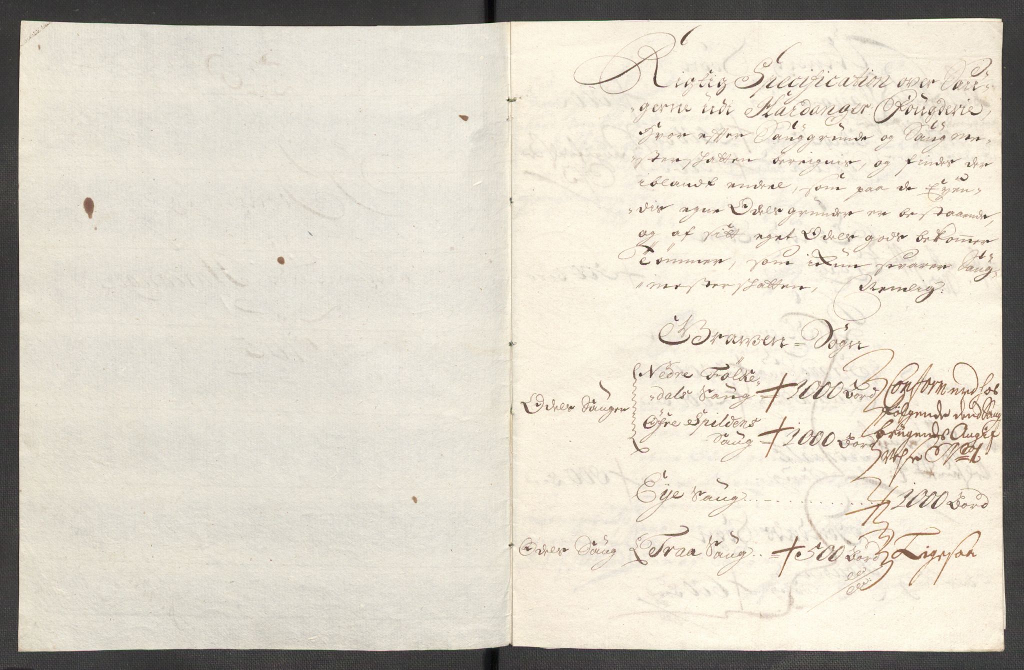 Rentekammeret inntil 1814, Reviderte regnskaper, Fogderegnskap, AV/RA-EA-4092/R48/L2983: Fogderegnskap Sunnhordland og Hardanger, 1705, p. 179